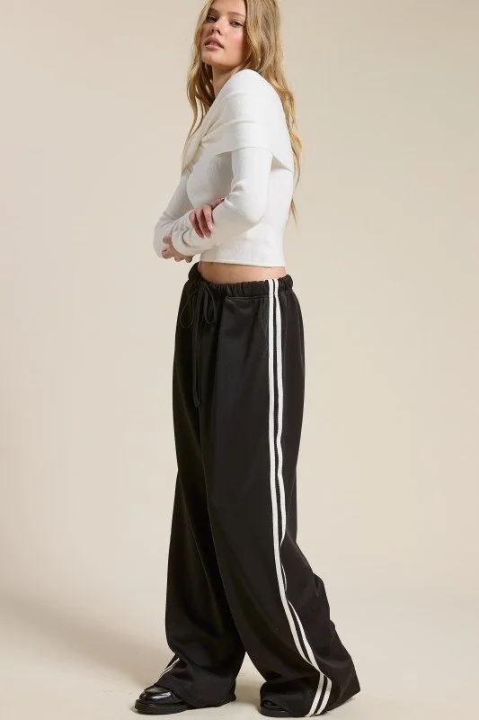 Flo-Jo - Wide Leg Track Pant
