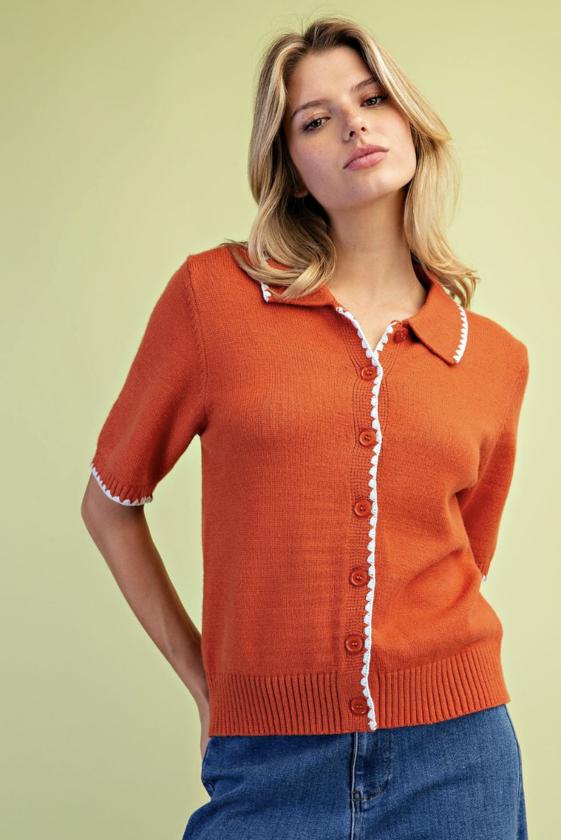 Regan-Button Down Cardigan