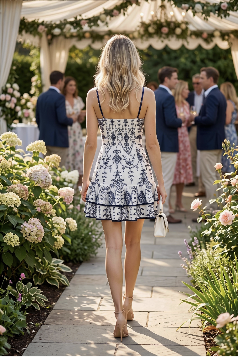 Emmy-Sweetheart Neckline Mini Dress