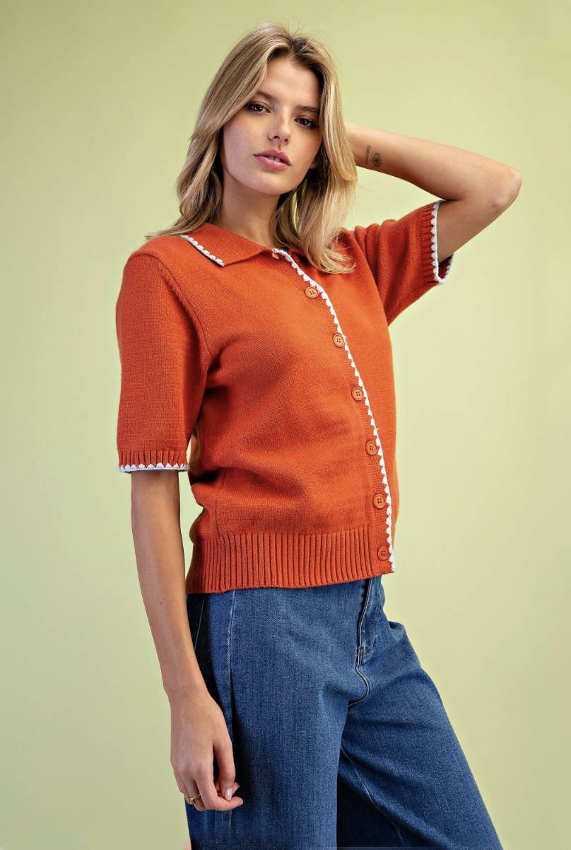 Regan-Button Down Cardigan