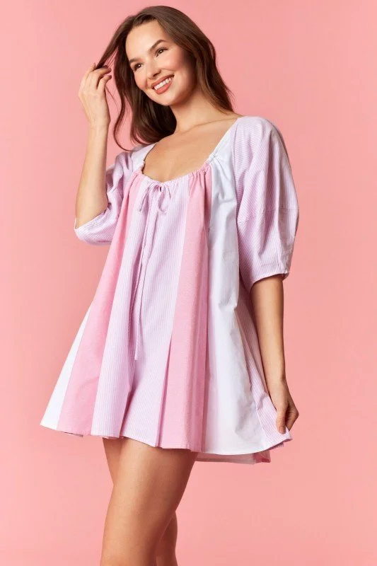 Laile - Easy Fit Oxford Romper