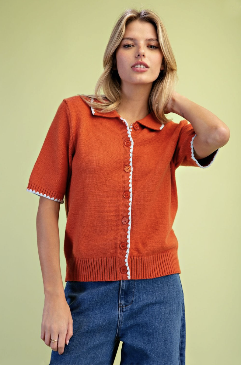 Regan-Button Down Cardigan
