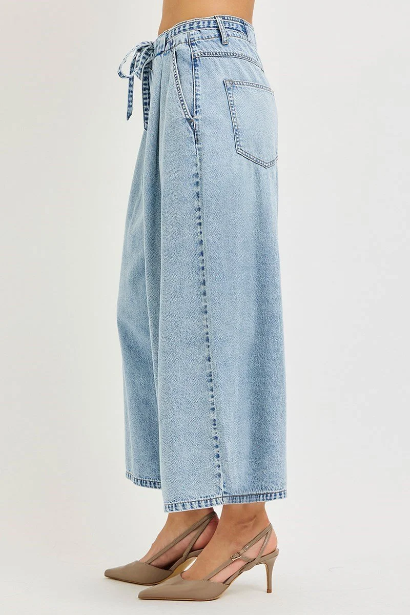 slouchy cropped denim by Risen