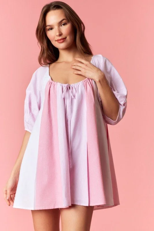 Laile - Easy Fit Oxford Romper