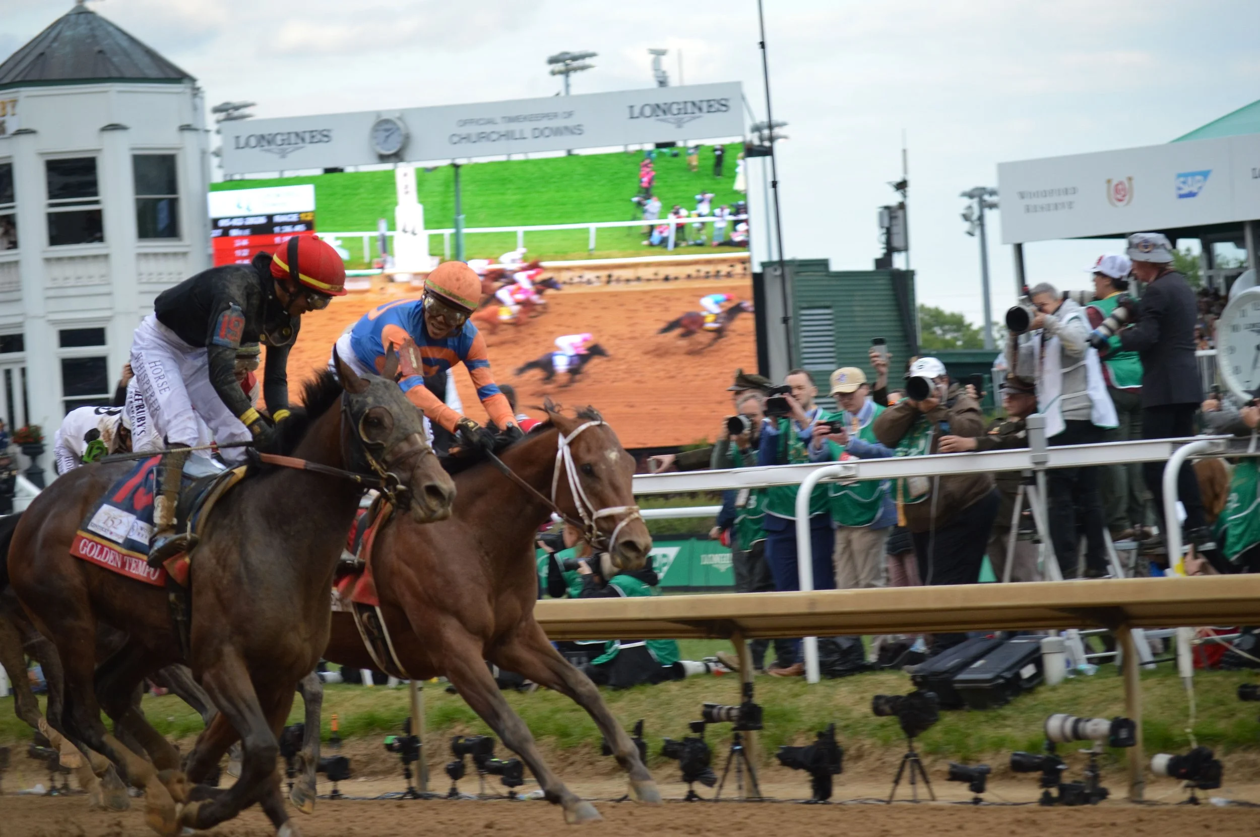 152nd Kentucky Derby 2026 capturing Golden Tempo's historic win at Churchill Downs in Louisville. Photos: Dez Barnes