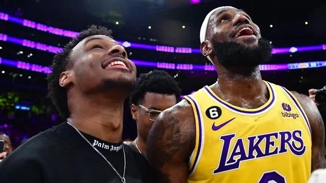 Welcome to the Lake Show! Los Angeles draft Bronny Jr. with the 55th Pick in the 2024 NBA Draft