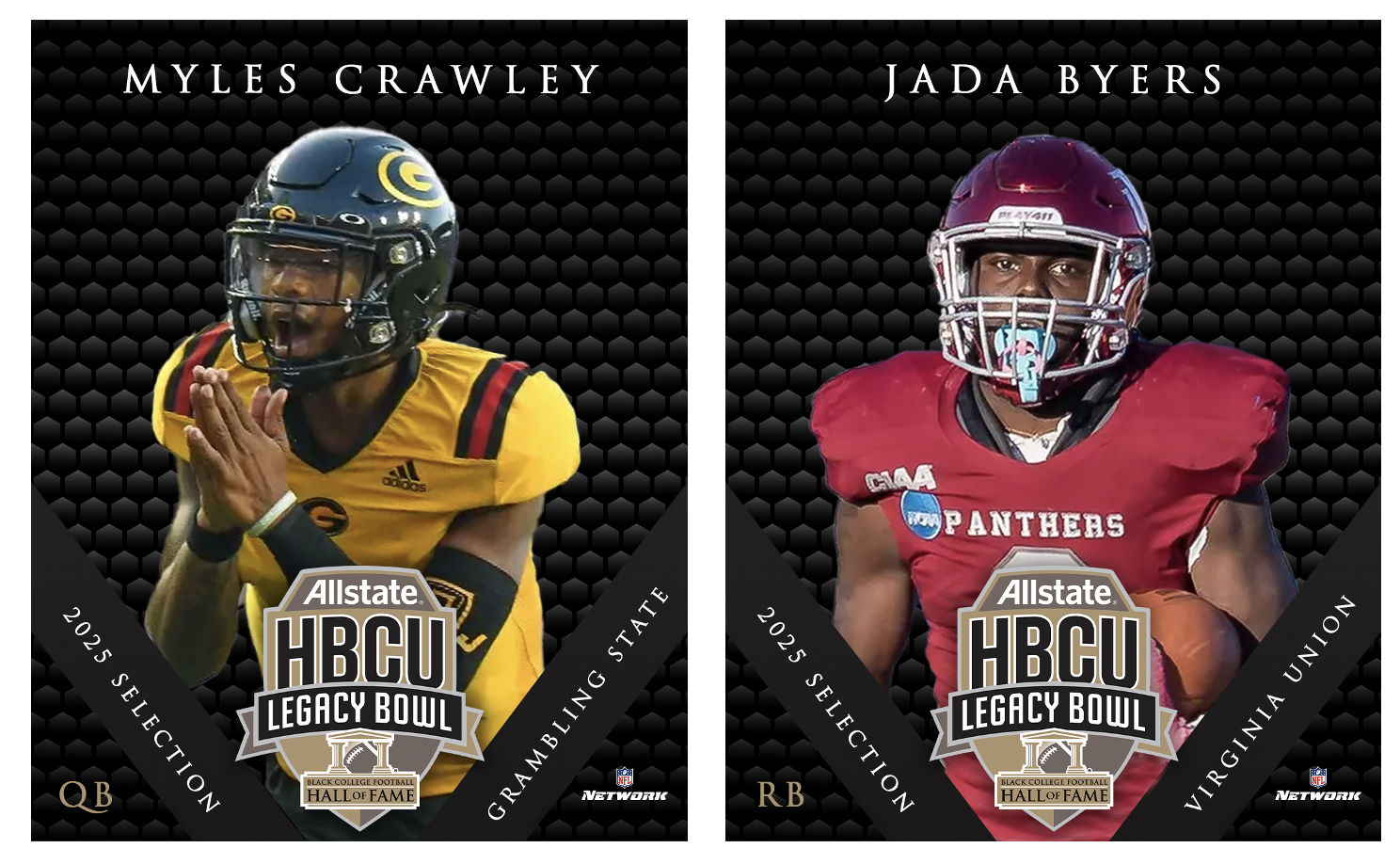 Myles Crawley and Jada Byers Lead First Wave of Invitees to 2025 Allstate HBCU Legacy Bowl