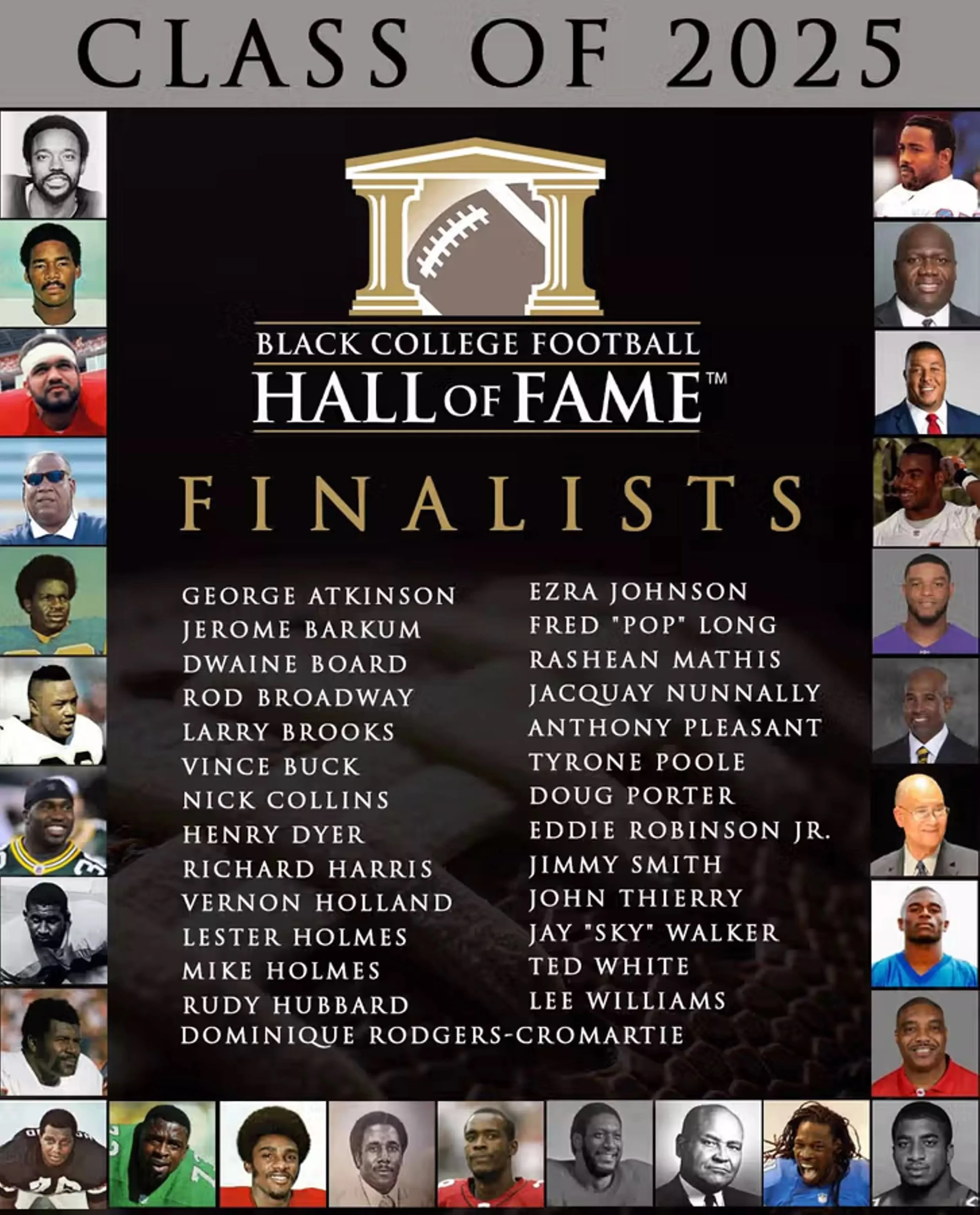 Legends of Black College Football Vie for Hall of Fame