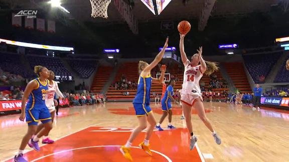 Clemson 73, Pittsburgh 41 — ACC Play at Littlejohn Coliseum