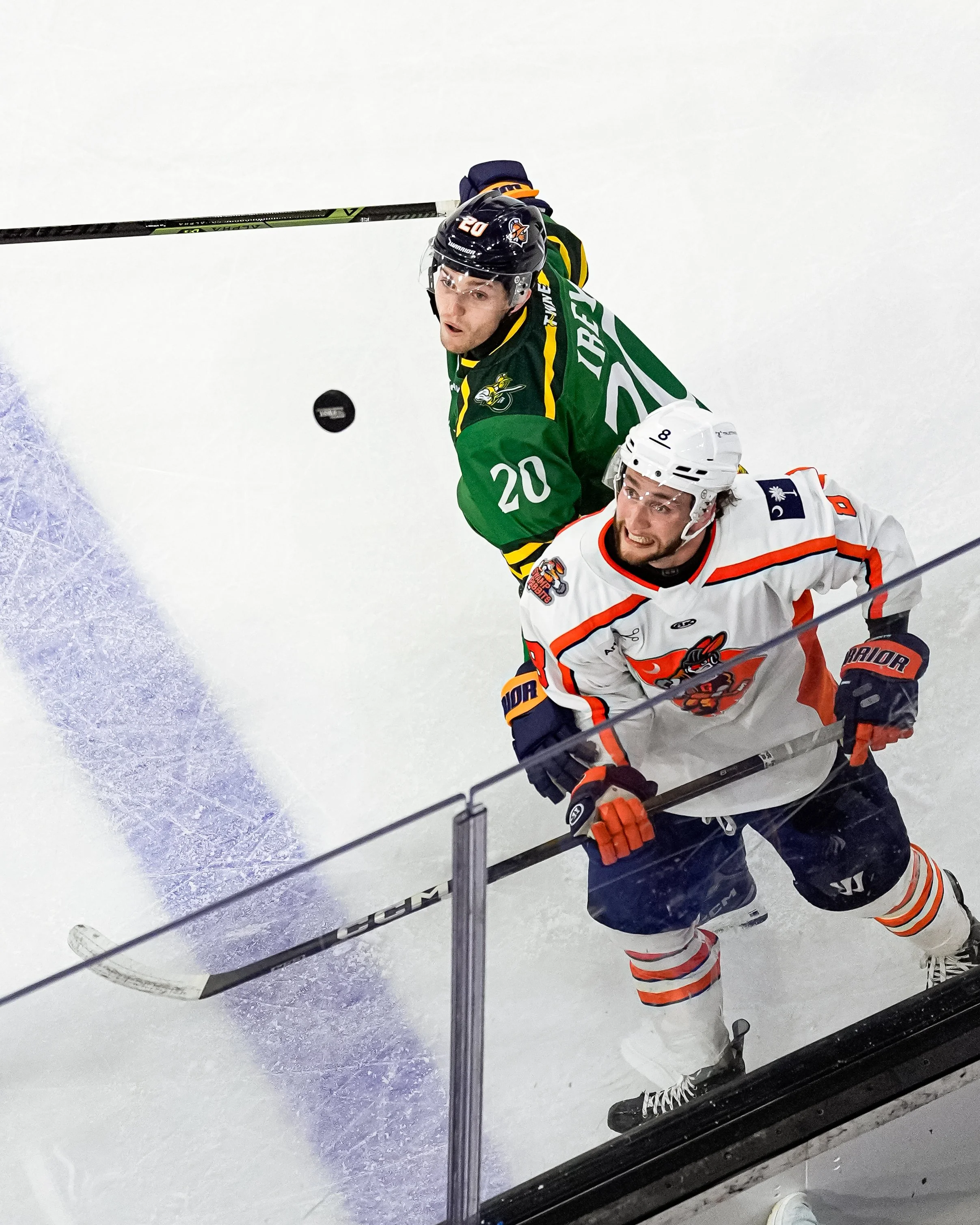 Swamp Rabbits Stun Gladiators 3-2 on Golf Night, End Atlanta's Four-Game Home Win Streak