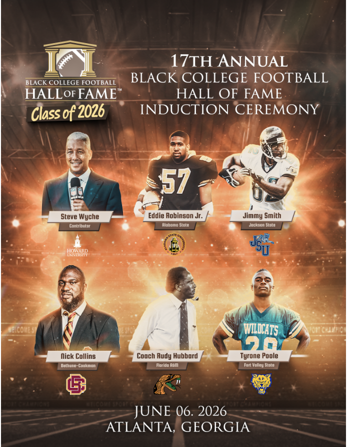 Black College Football Hall of Fame Set to Celebrate 2026 Induction Class in Atlanta