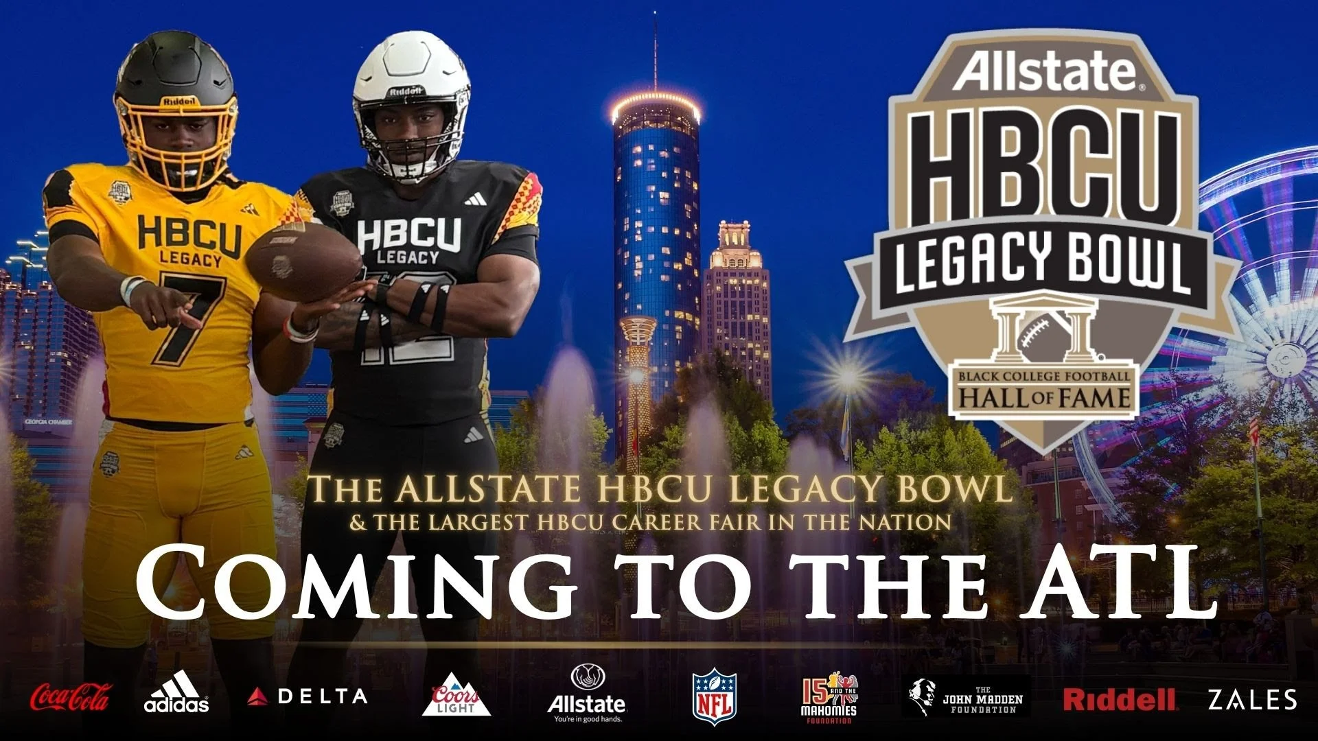 Allstate HBCU Legacy Bowl Headed to Atlanta in 2027, Marking a New Era for HBCU Football and Career Opportunities