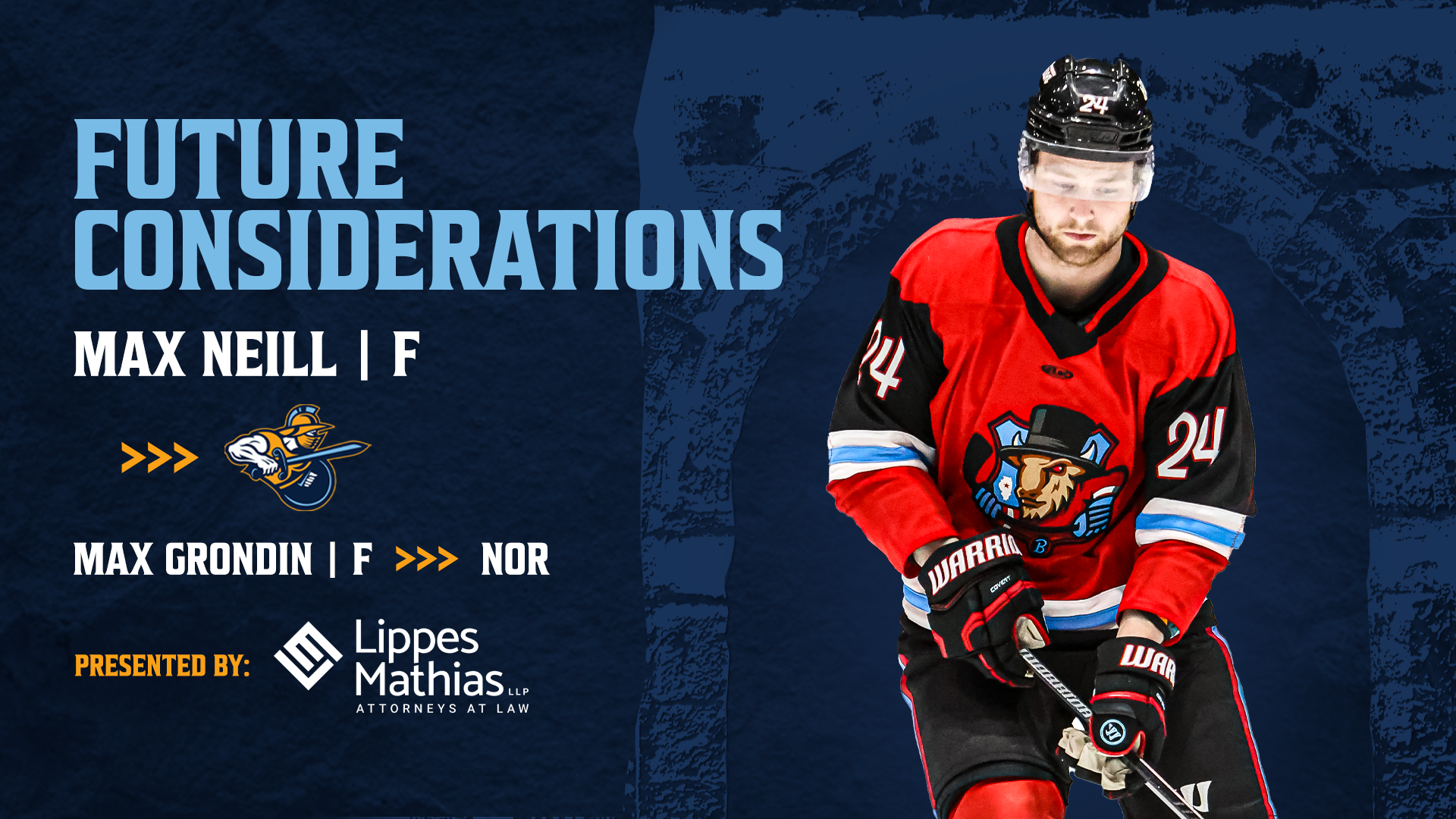 Atlanta Gladiators Complete Futures Deals, Acquire Forward Max Neill
