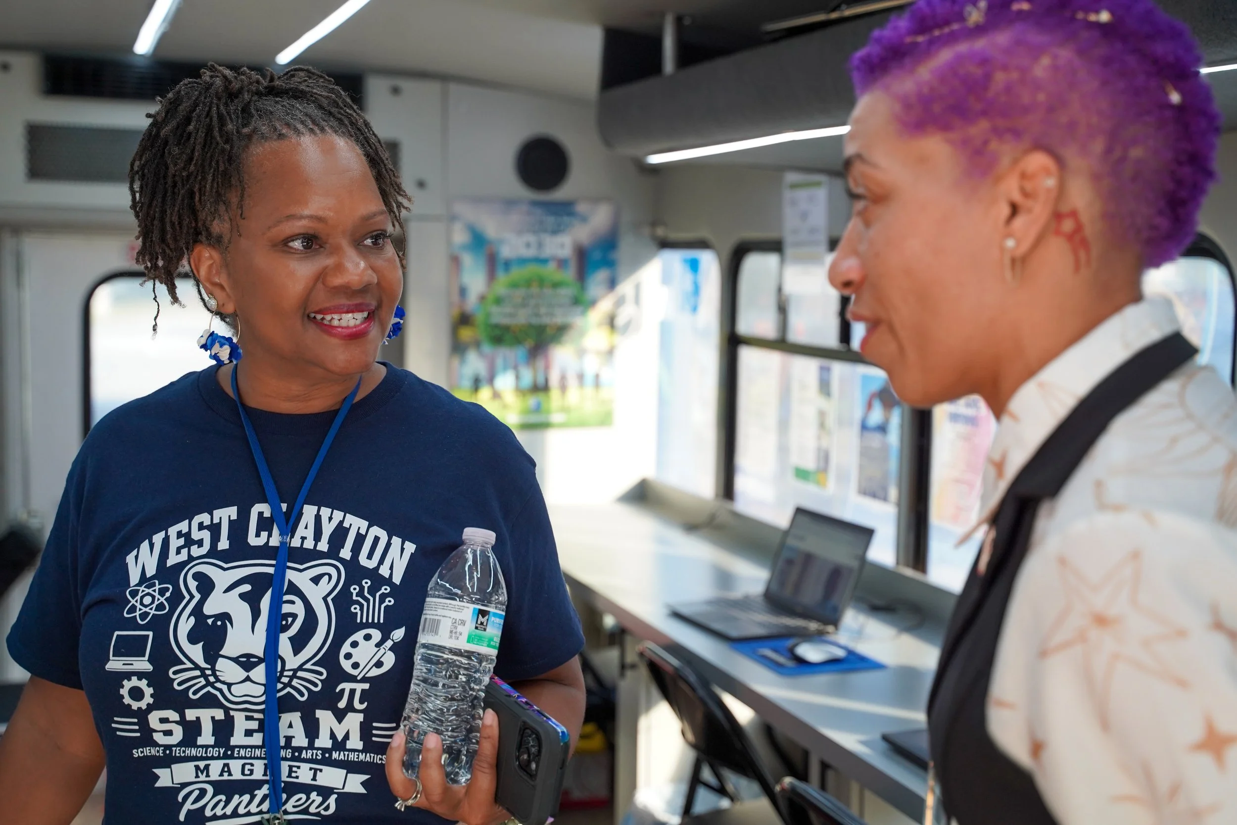 Skyhawks and Goodwill Bring Career Resources to West Clayton Elementary