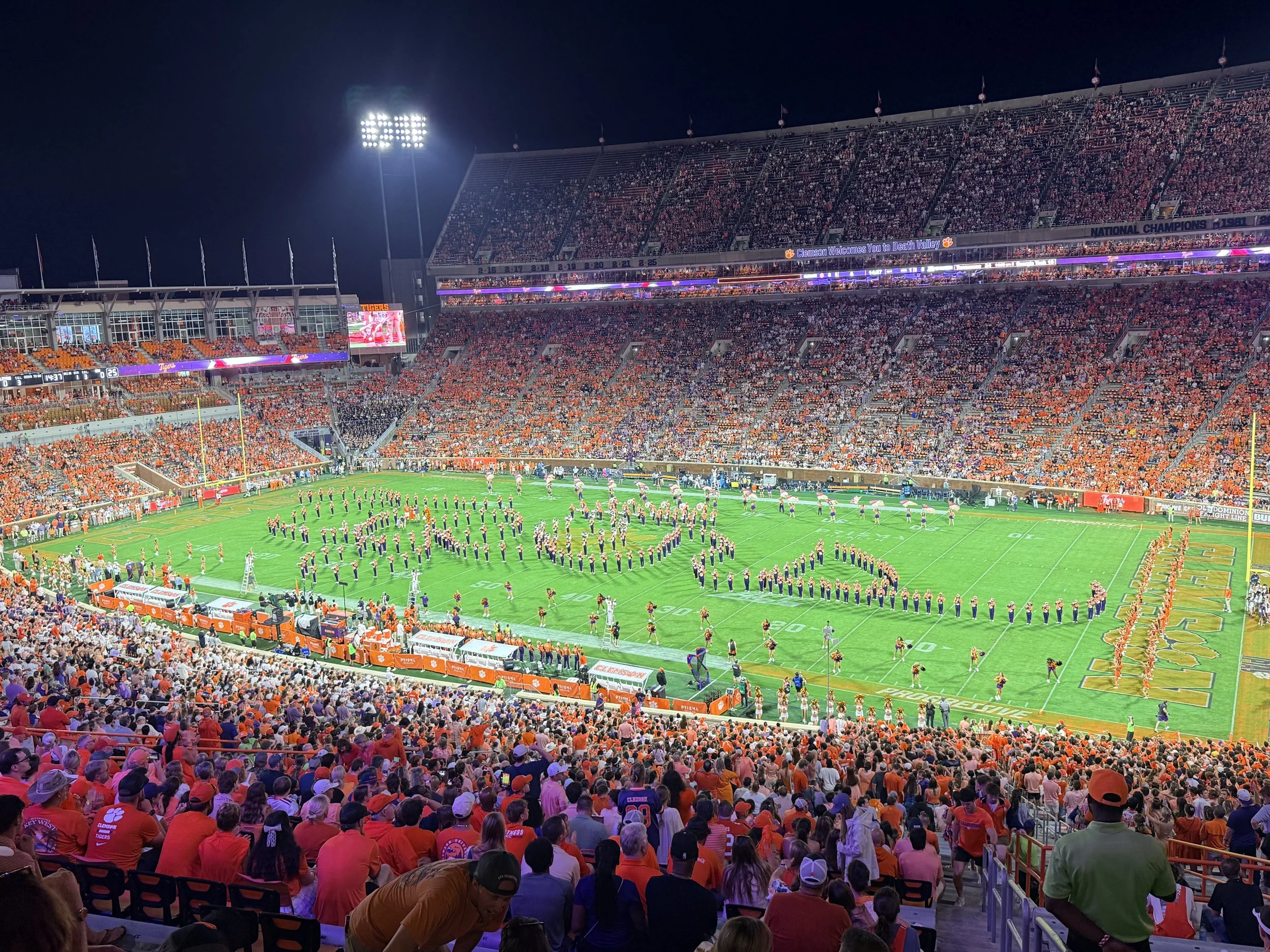 Tigers Grind Out 22-7 Win Over Georgia Southern in Rain-Delayed Home Opener