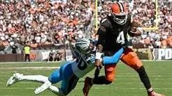 Panthers Stumble in Cleveland, Lions Loom for Sunday Night Football