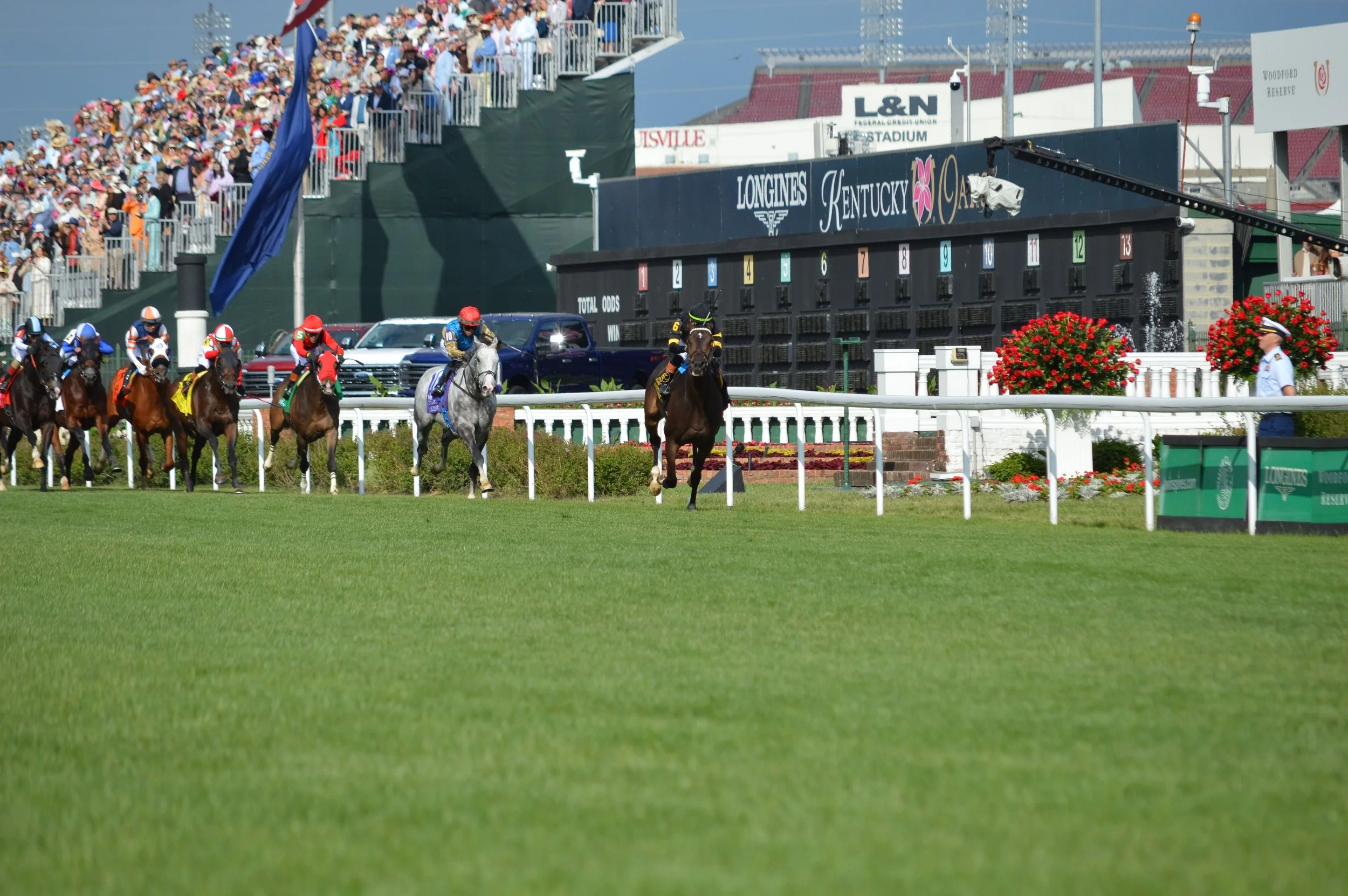 152nd Kentucky Derby 2026 original photography capturing Golden Tempo's historic win at Churchill Downs. Photos: Dez Barnes
