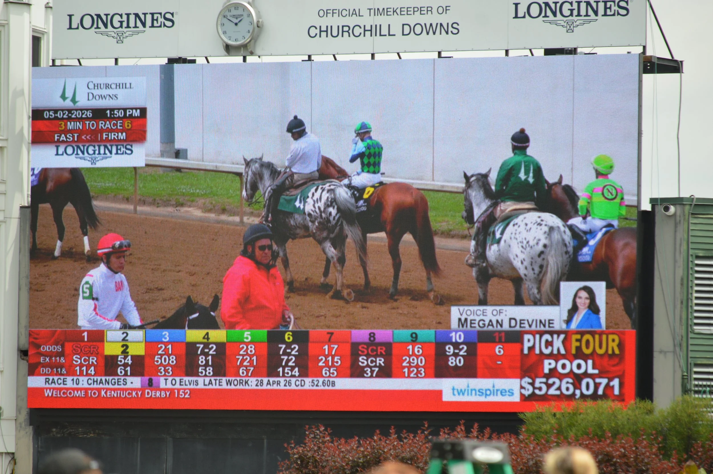 152nd Kentucky Derby 2026 capturing Golden Tempo's historic win at Churchill Downs in Louisville. Photos: Dez Barnes