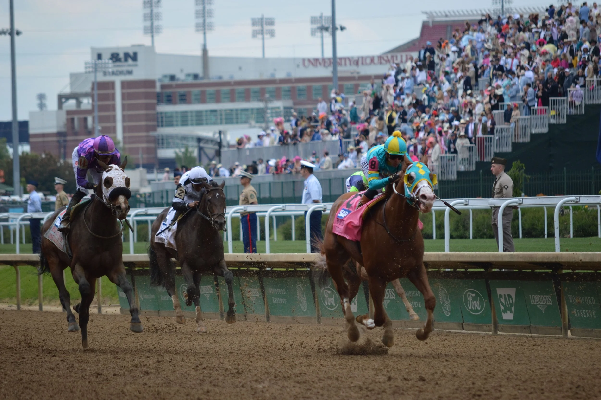 152nd Kentucky Derby 2026 original photography capturing Golden Tempo's historic win at Churchill Downs. Photos: Dez Barnes