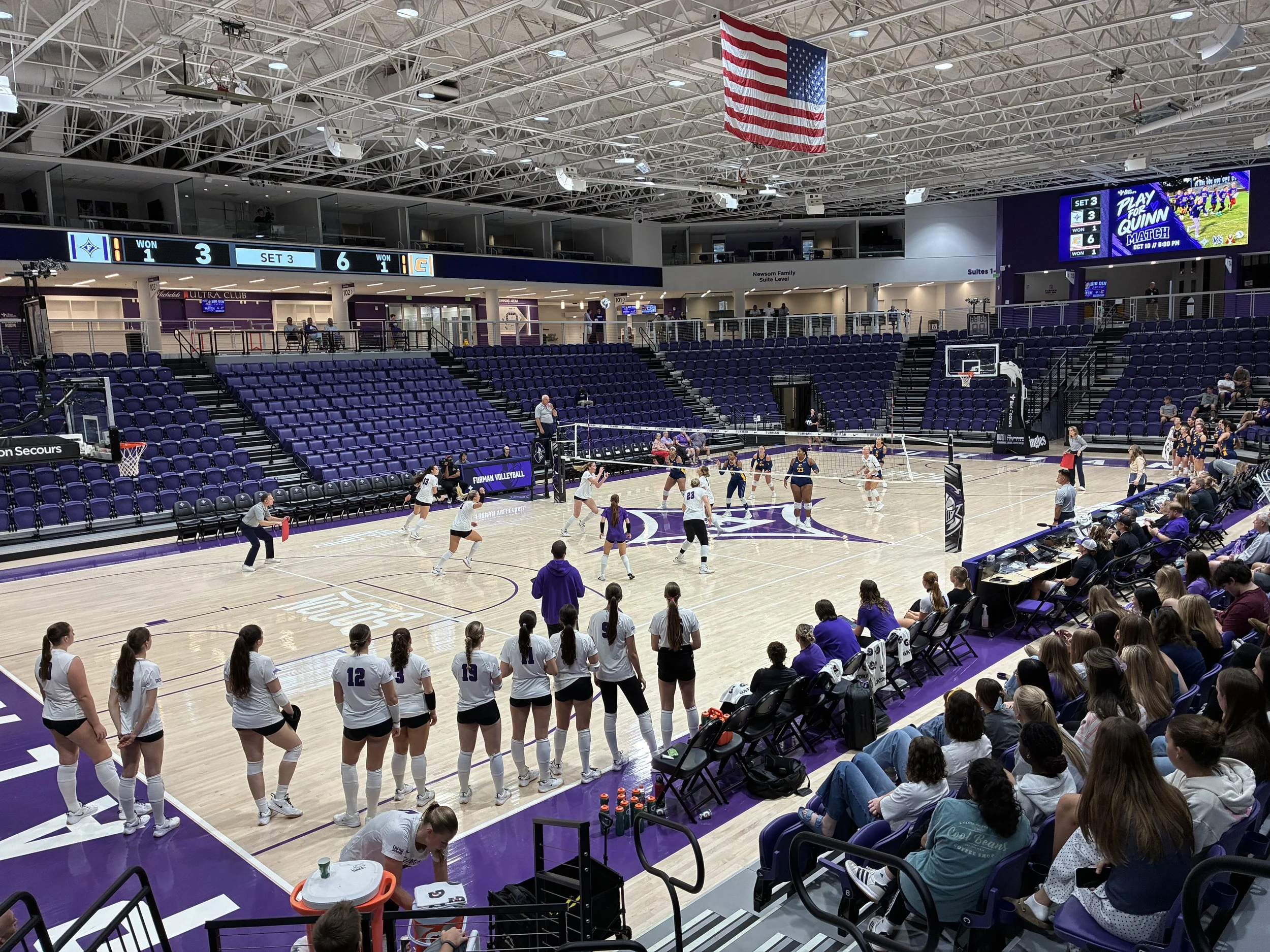 FURMAN VOLLEYBALL OCT 1 VS CHATT PRETTY GIRLS LOVE SPORTS