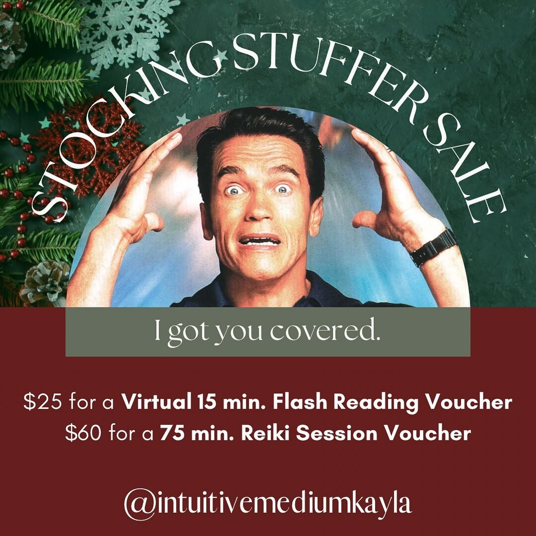 Feeling the chaos of the holiday season and this mercury retrograde? Waited til the last minute? Can&rsquo;t find a Turboman Action Figure because they don&rsquo;t actually exist? I GOT YOU COVERED! Purchase a discounted flash reading or reiki sessio