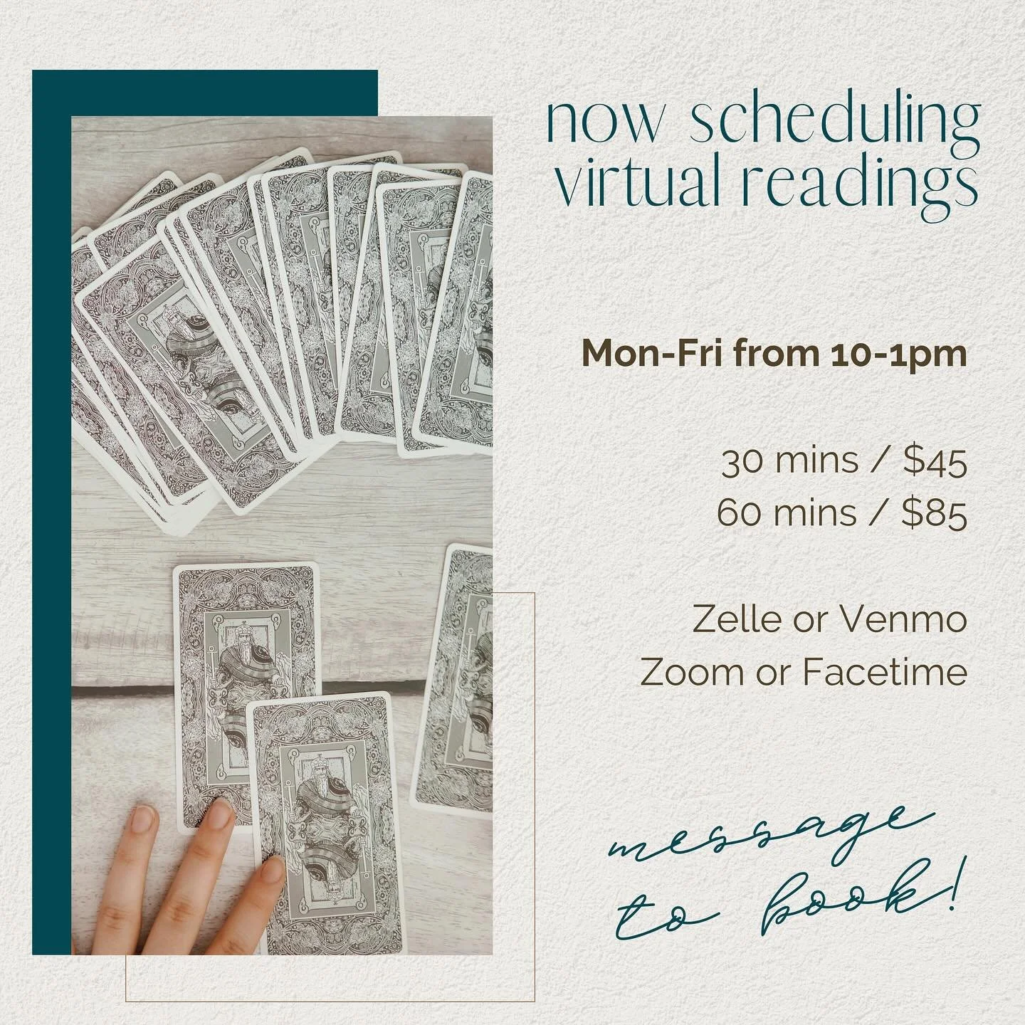 September is almost fully booked out! If you&rsquo;d like to be added to the calendar for an appointment the week of 9/22, DM as soon as possible. Thanks, everyone!