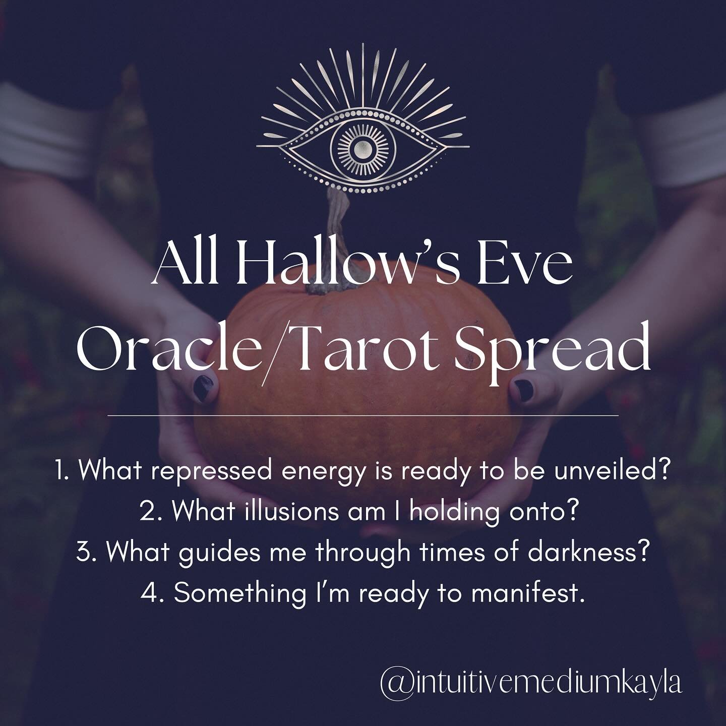 ✨🖤 Halloween Tarot Magic 🖤✨

The veil is thin tonight! Tonight&rsquo;s spread is perfect for reflection, shadow work and transformation:

	1.	👻 The Shadow &mdash; What hidden or repressed energy is ready to surface? This card shows what&rsquo;s be