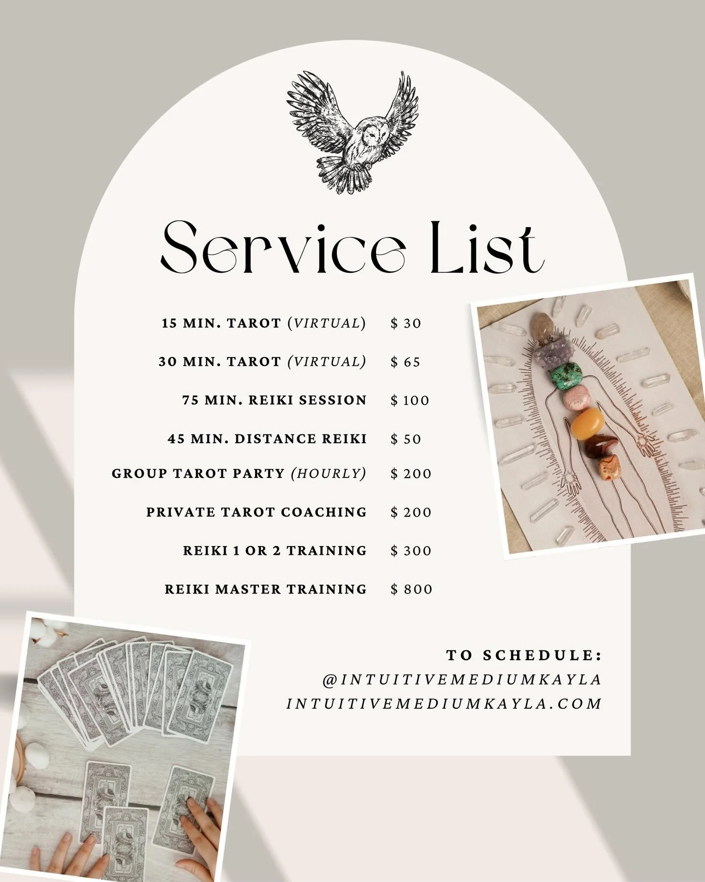 🗓️ Services &amp; Pricing: Whether you&rsquo;re ready to begin a new chapter in your healing journey, explore something new, or devote time to well-deserved self-care, I offer both in-person sessions in San Diego and virtual appointments for your co