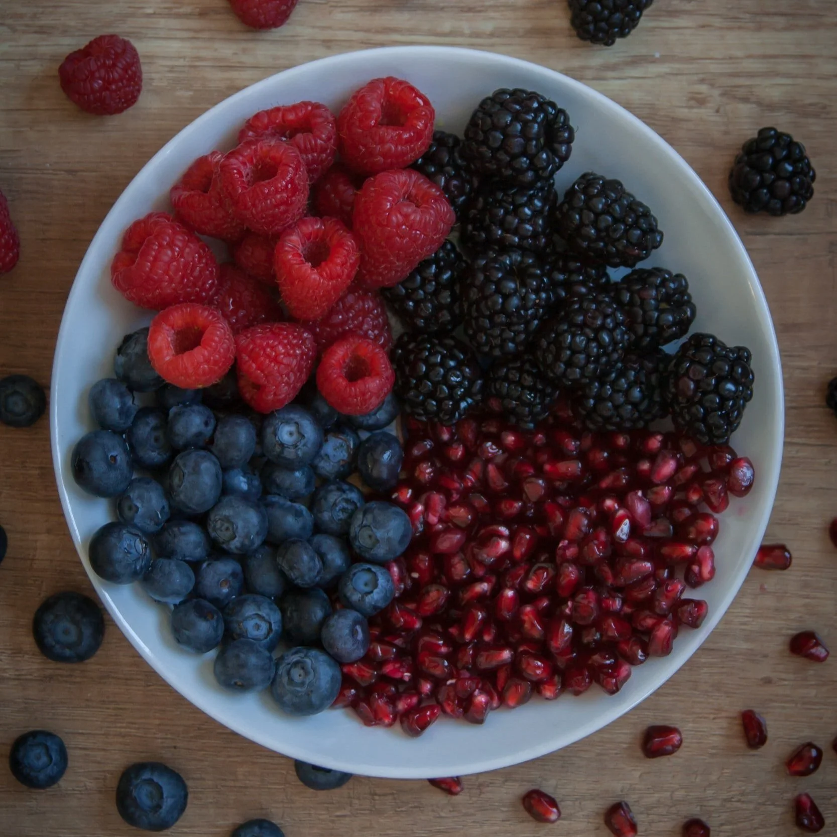 mixed berries in a bowl