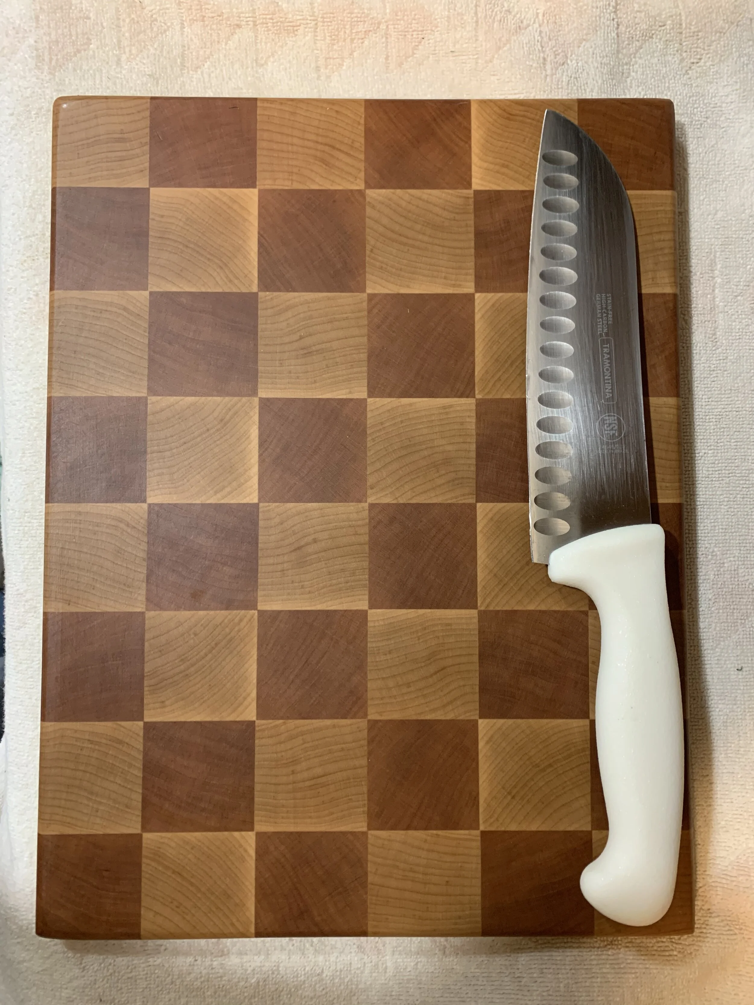 End Grain Cutting Board Maple/Cherry