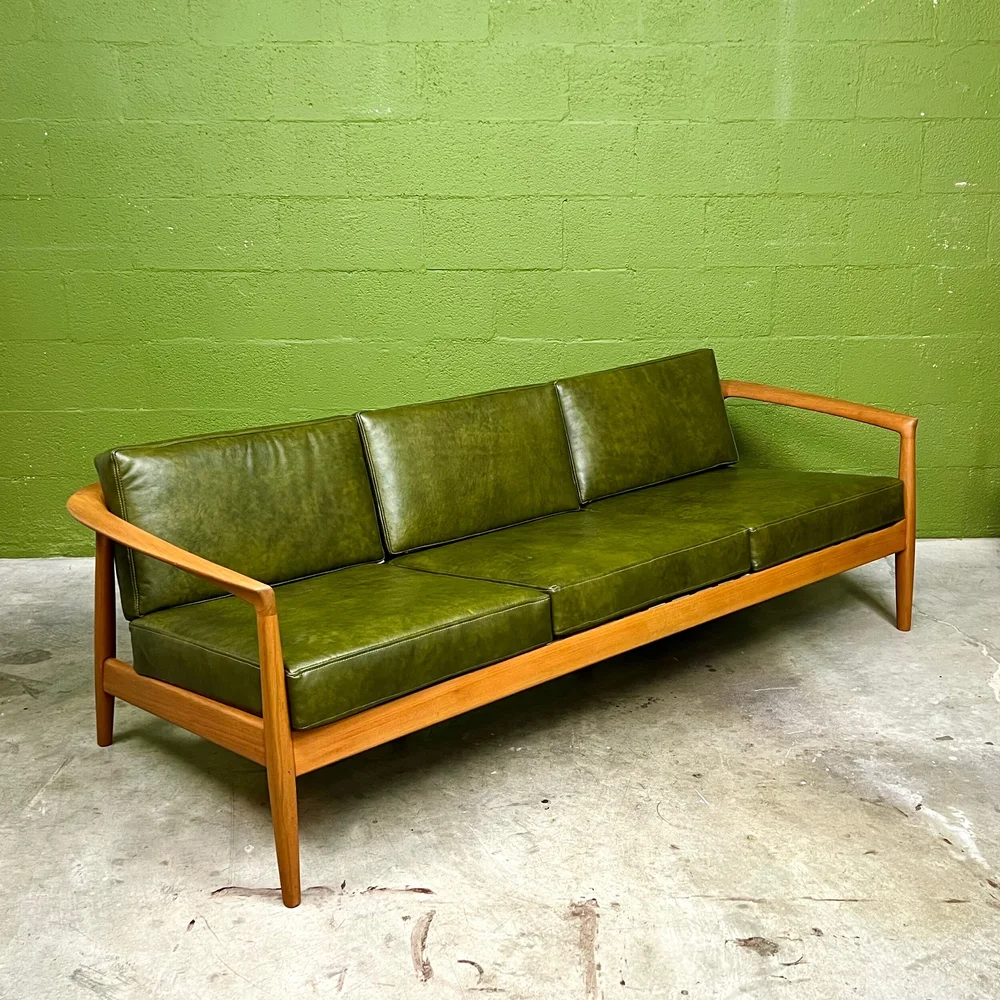 mid century danish modern couch