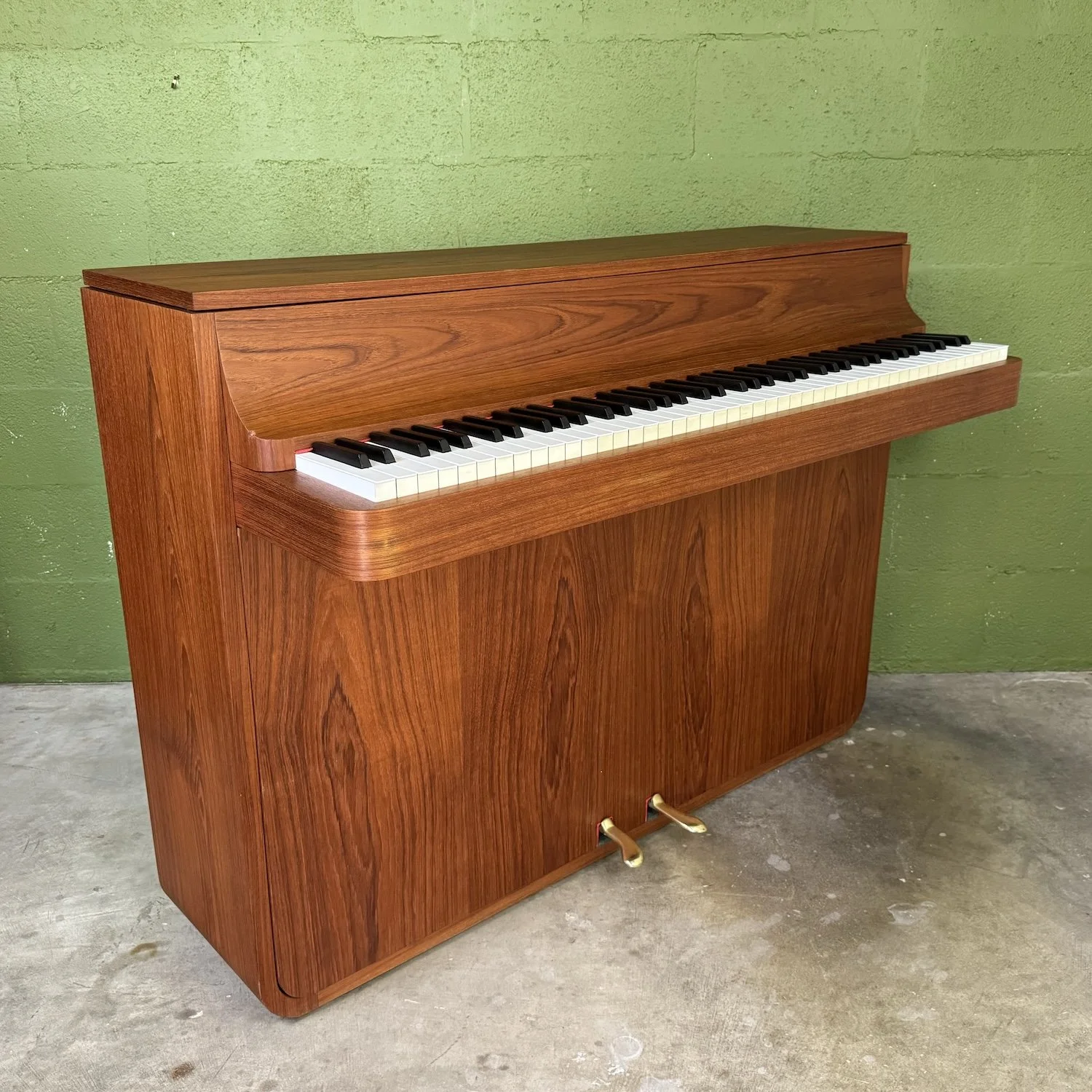 Danish Teak Louis Zwicki Piano