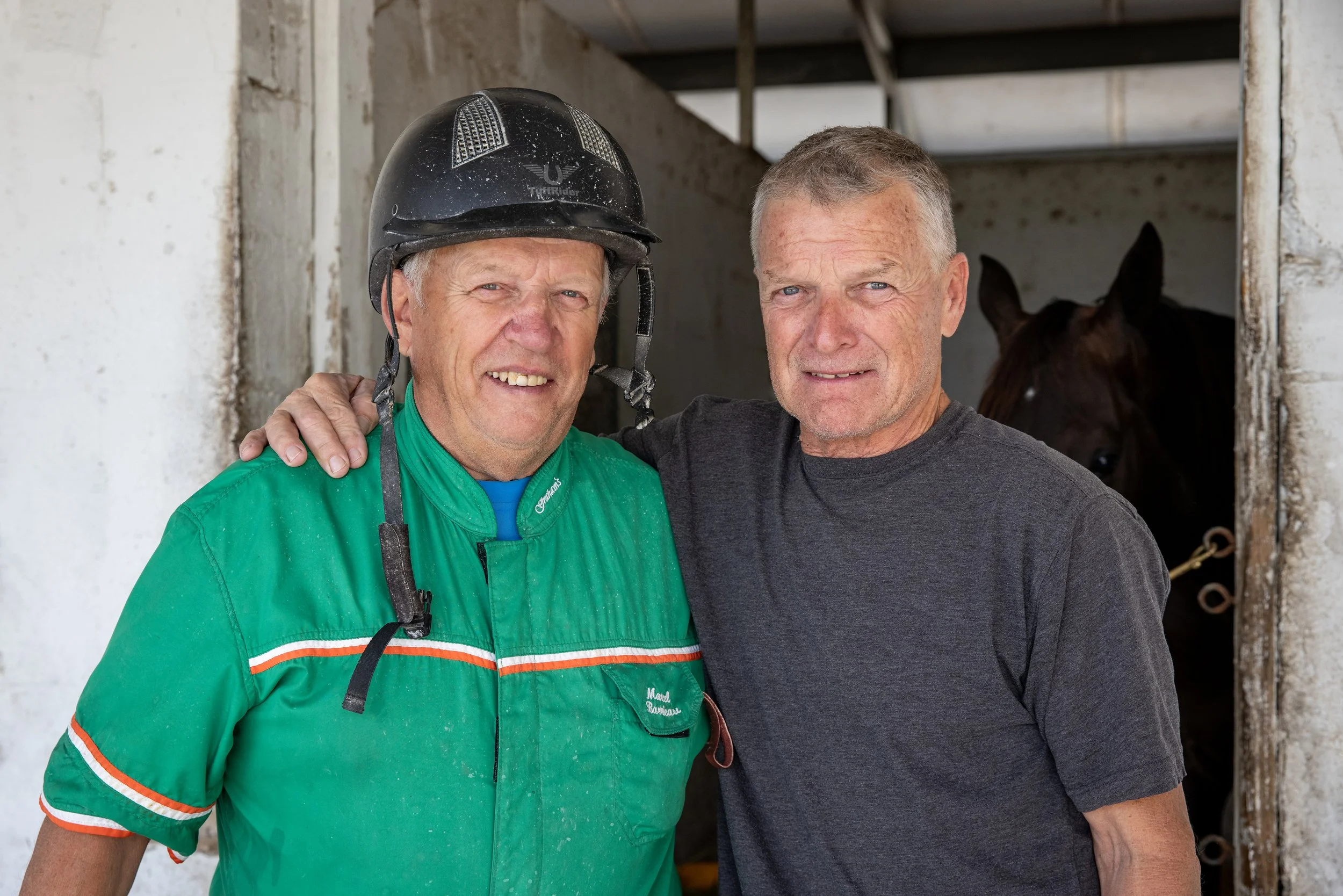 Marcel Barrieau and Wally Hennessey