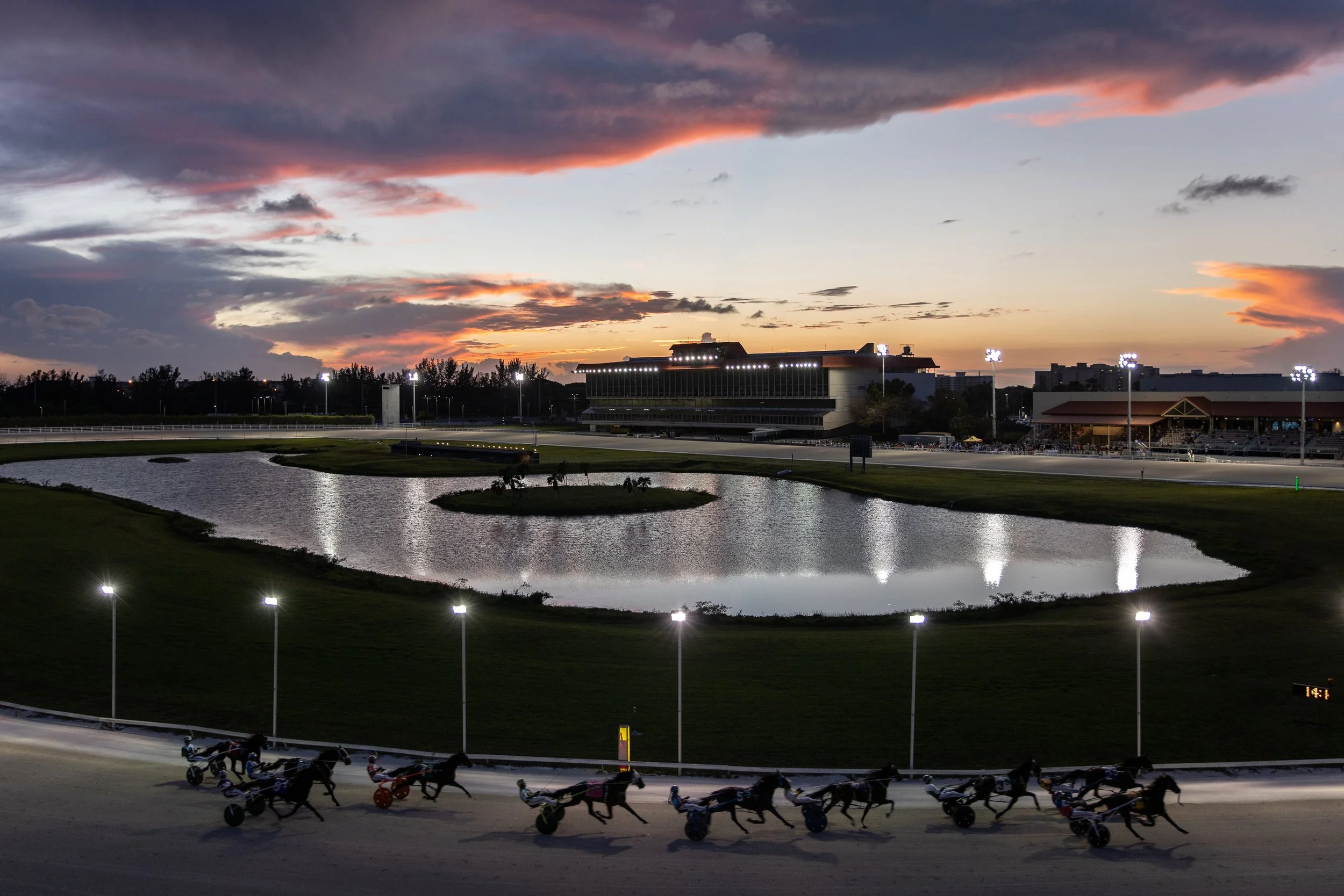 The final night of racing at Pompano Park
