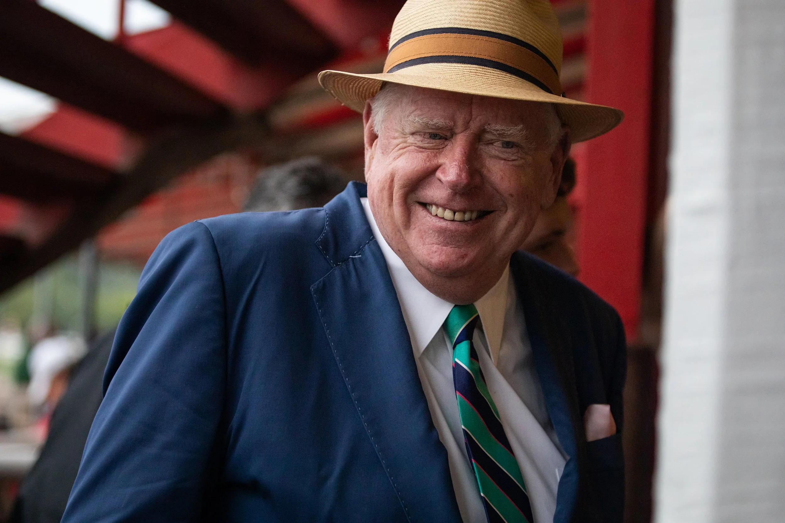 Tom Durkin at Saratoga, September 2021