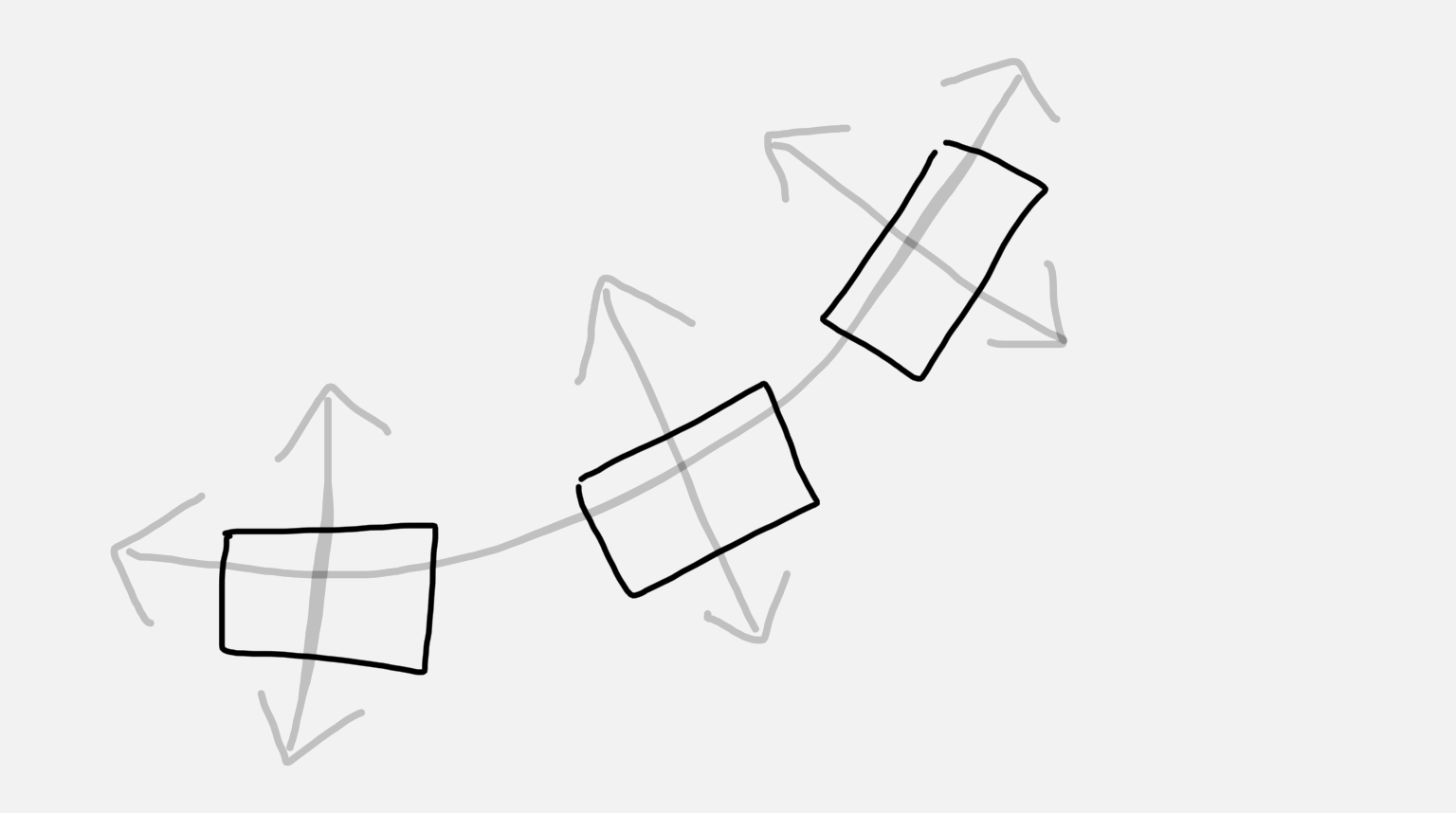Separated but LinkedSeparating the programme of the house into  separate buildings helps to break down it’s mass, while also allowing greater differentiation between public and private parts of the house.These buildings could then be linked by a con…