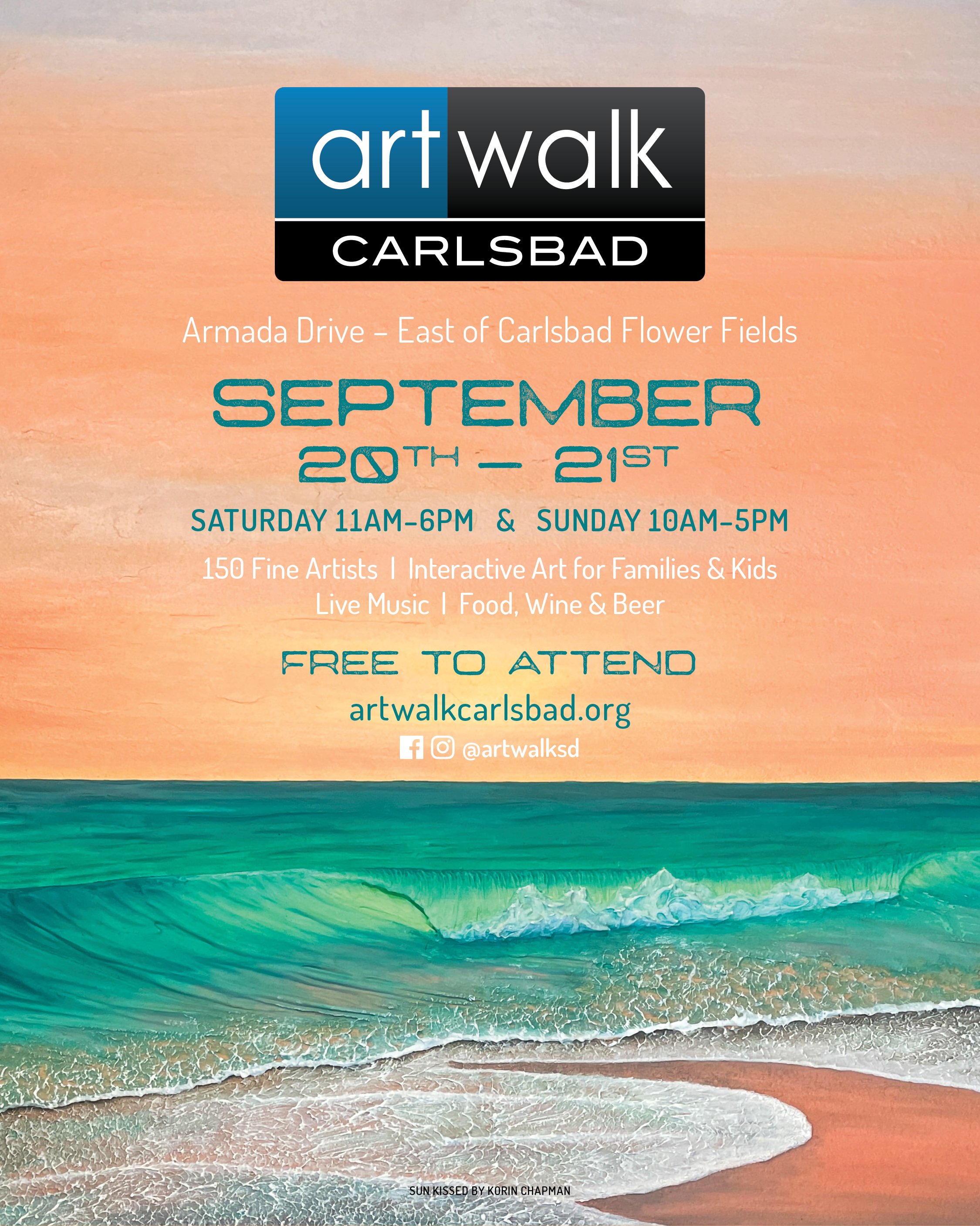 Carlsbad Artwalk -dasheprints booth S5