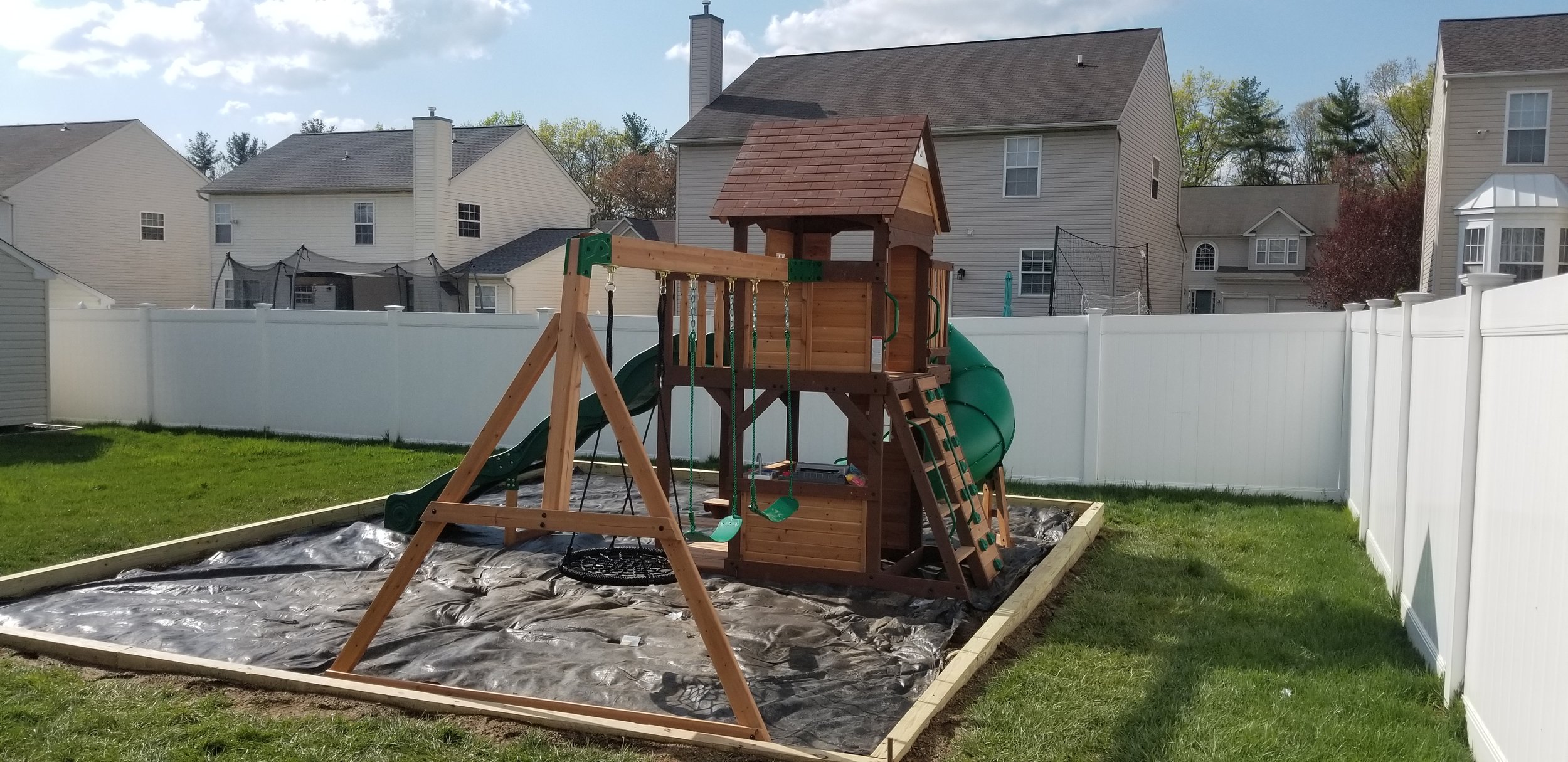 Playset installation specialists in DC Maryland and Virginia