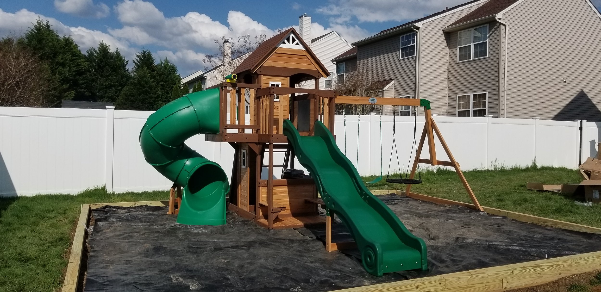 Playset installation specialists in DC Maryland and Virginia