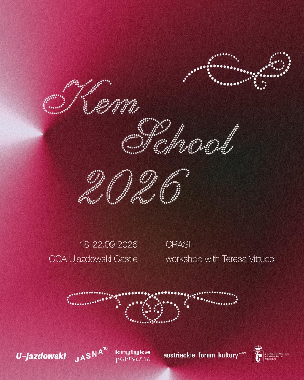 CRASH | Workshop with Teresa Vittucci | Kem School 2026