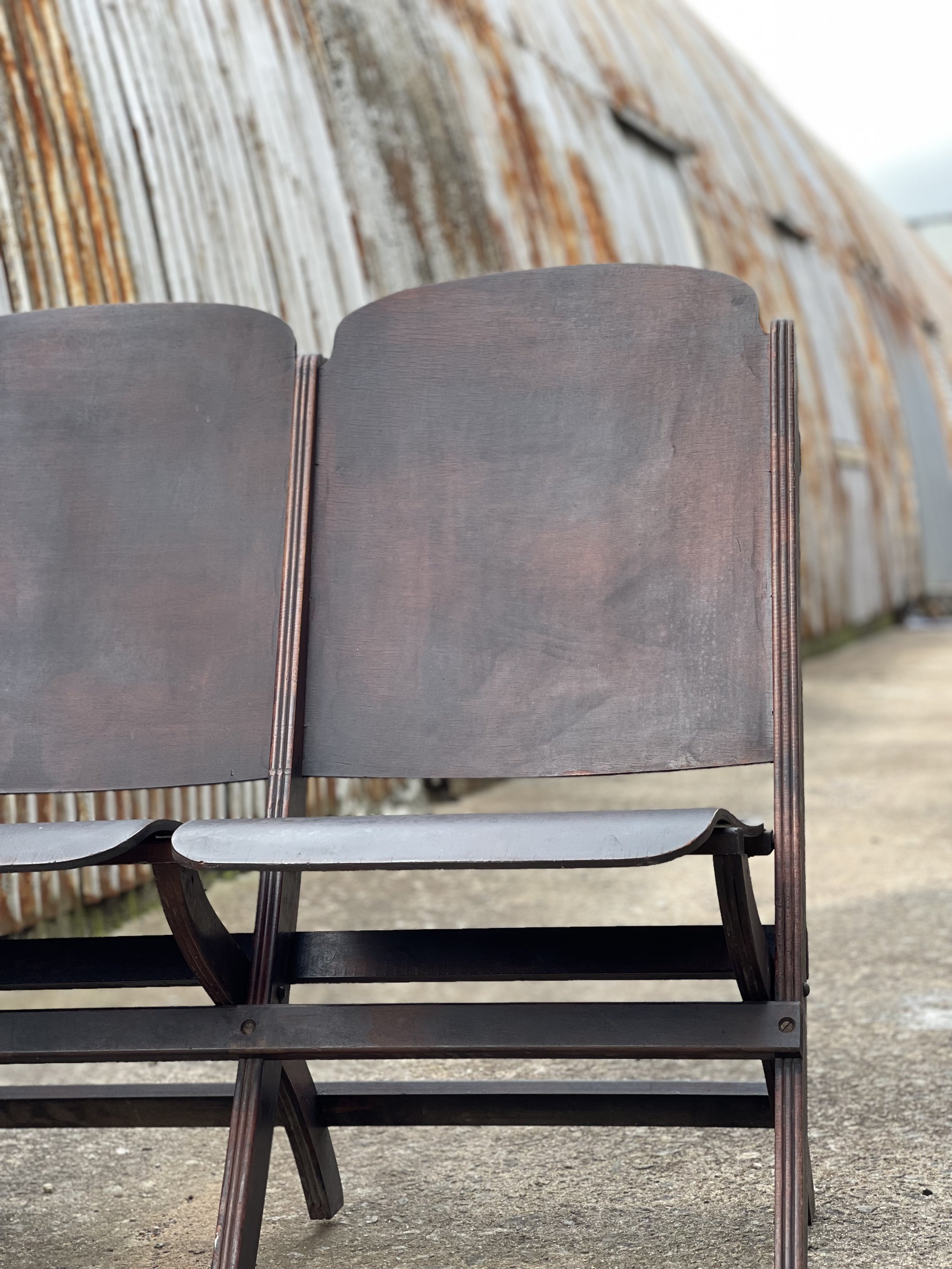 Vintage Theater Seats, 37"w x 36"h x 21"d // $200
