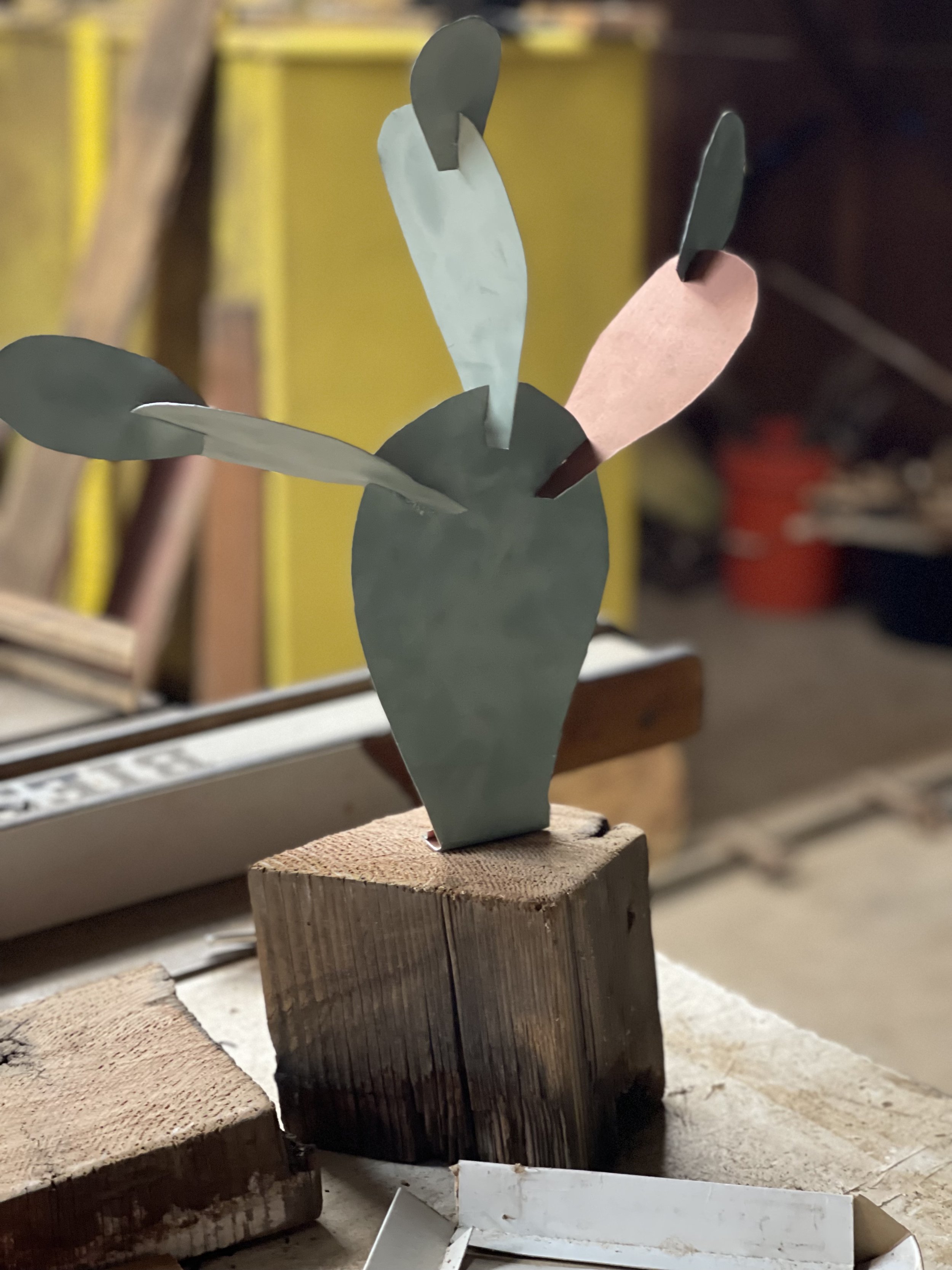 Aluminum Cactus // $50