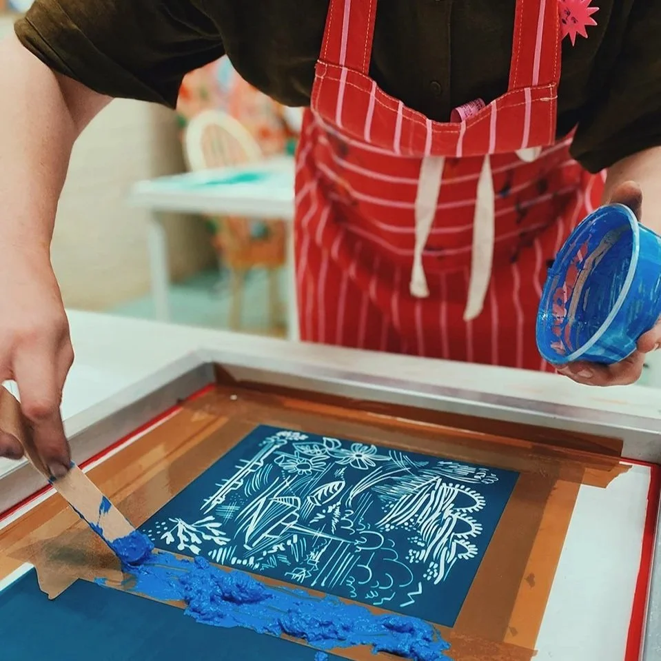 zoe+murphy+_+crefft+creative+retreat+_+drawing+and+exploring+in+west+Wales+_+pembrokeshire+_+craft+screen+printing+creativity_something+blue.jpg