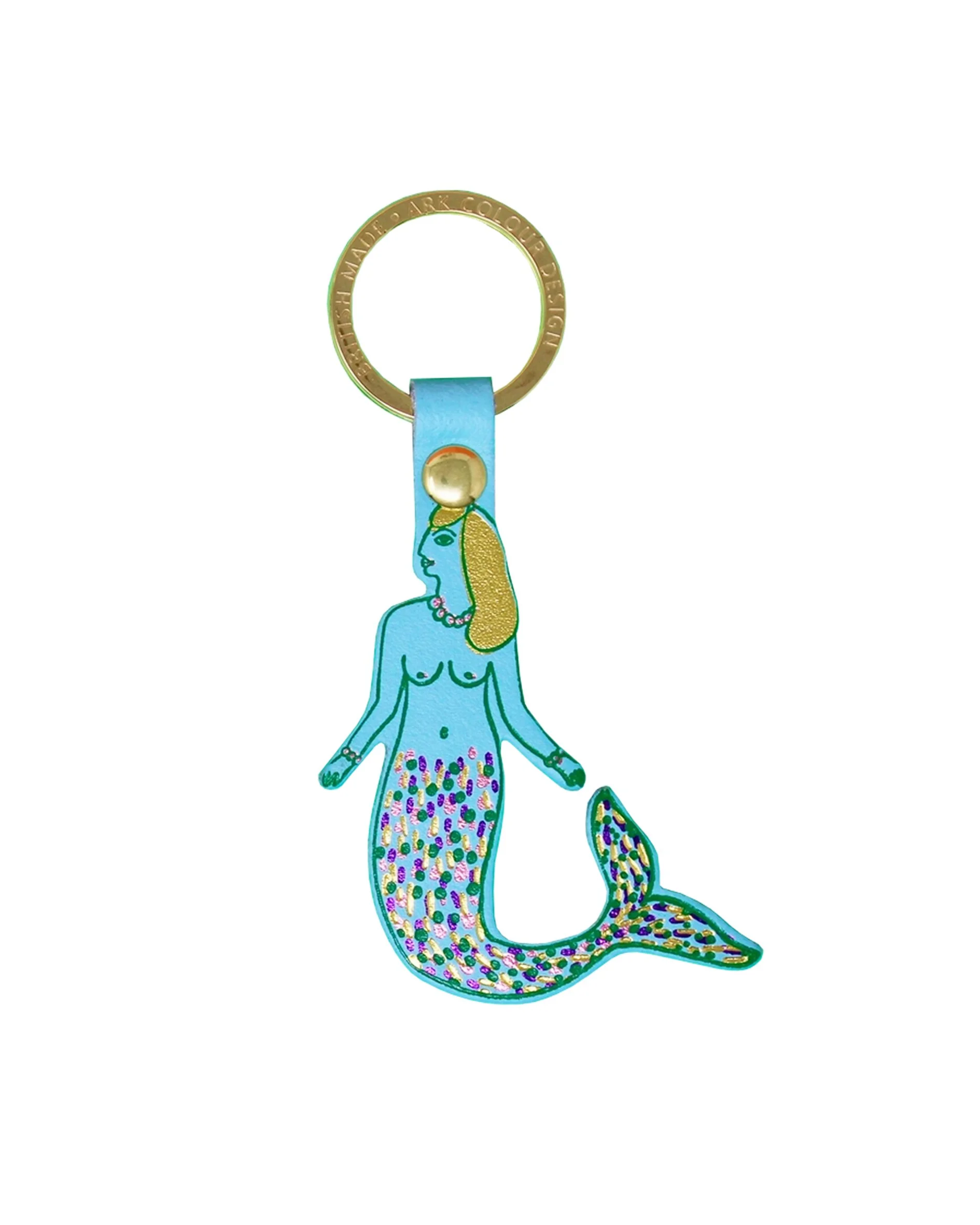 Mermaid Leather Keyring