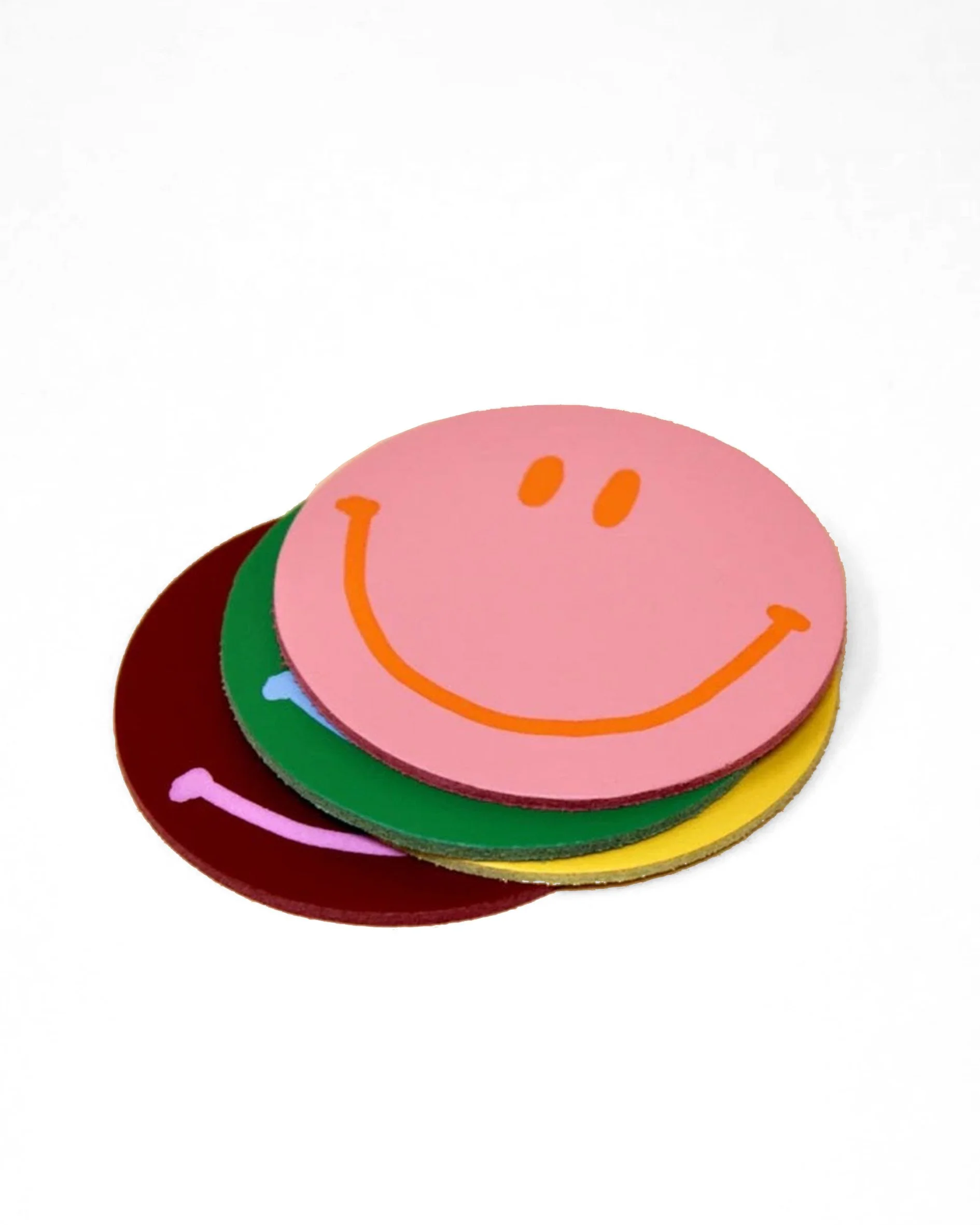 Smiley Face Coasters - Set 4