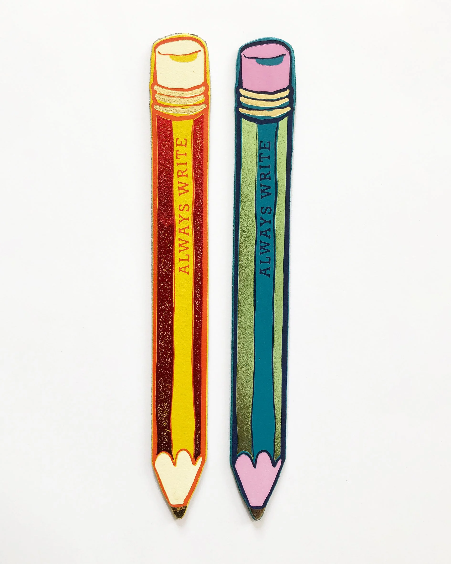 'Always Write' Pencil Bookmark