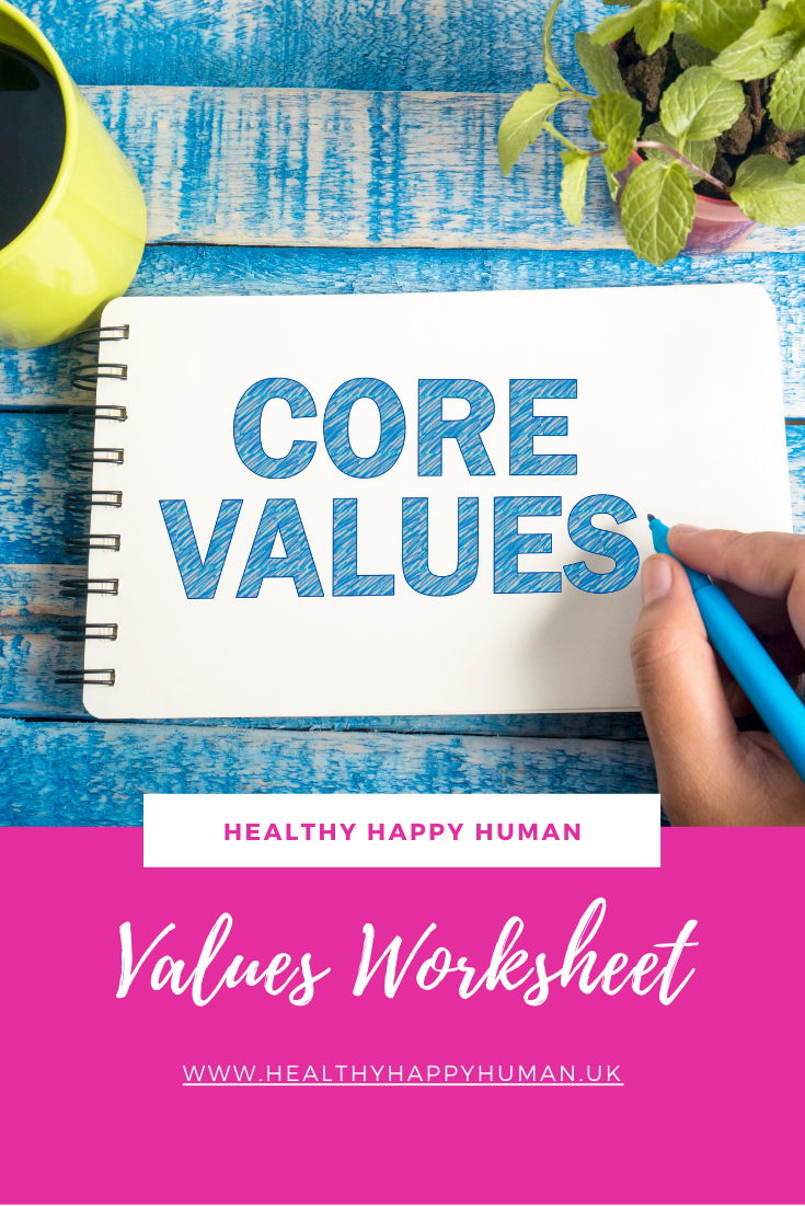Values Worksheet
