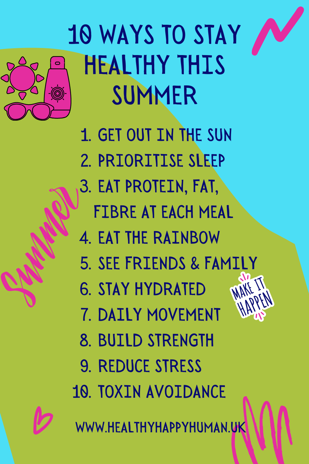 10 Ways To Stay Healthy This Summer — Healthy Happy Human Limited