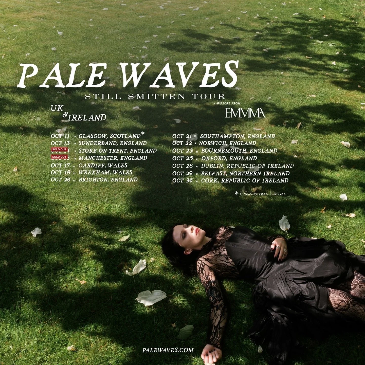 EMMMA will be joining the incredible Pale Waves on their UK and Ireland tour this Oct!!!!! Can not wait for this!!! 🖤🖤🖤🖤