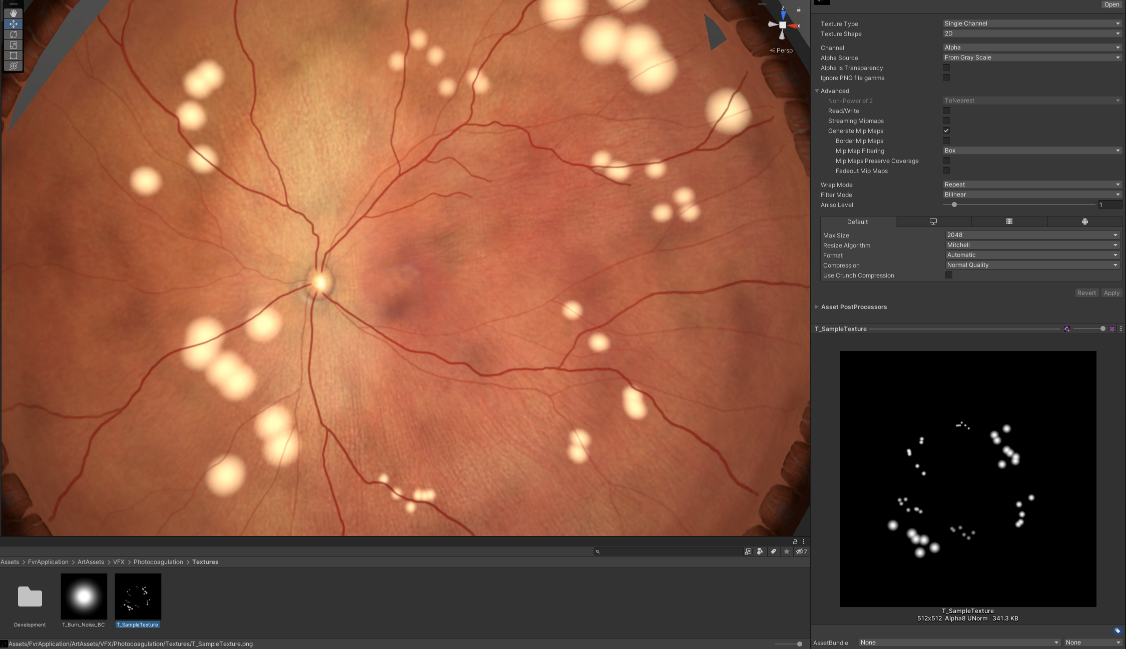 Laser photocoagulation